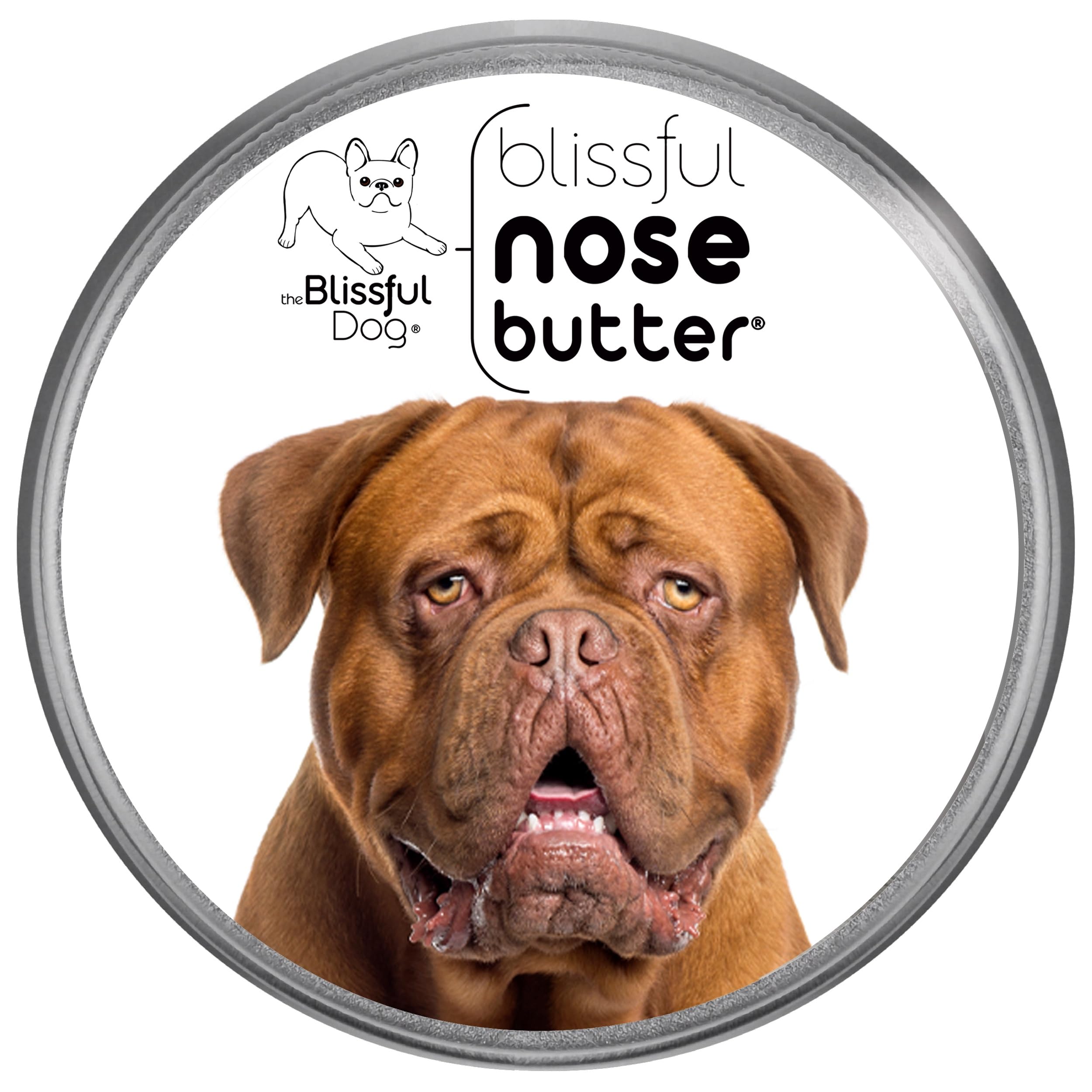 The Blissful Dog Dogue De Bordeaux Unscented Nose Butter - Dog Nose Butter, 4 Ounce