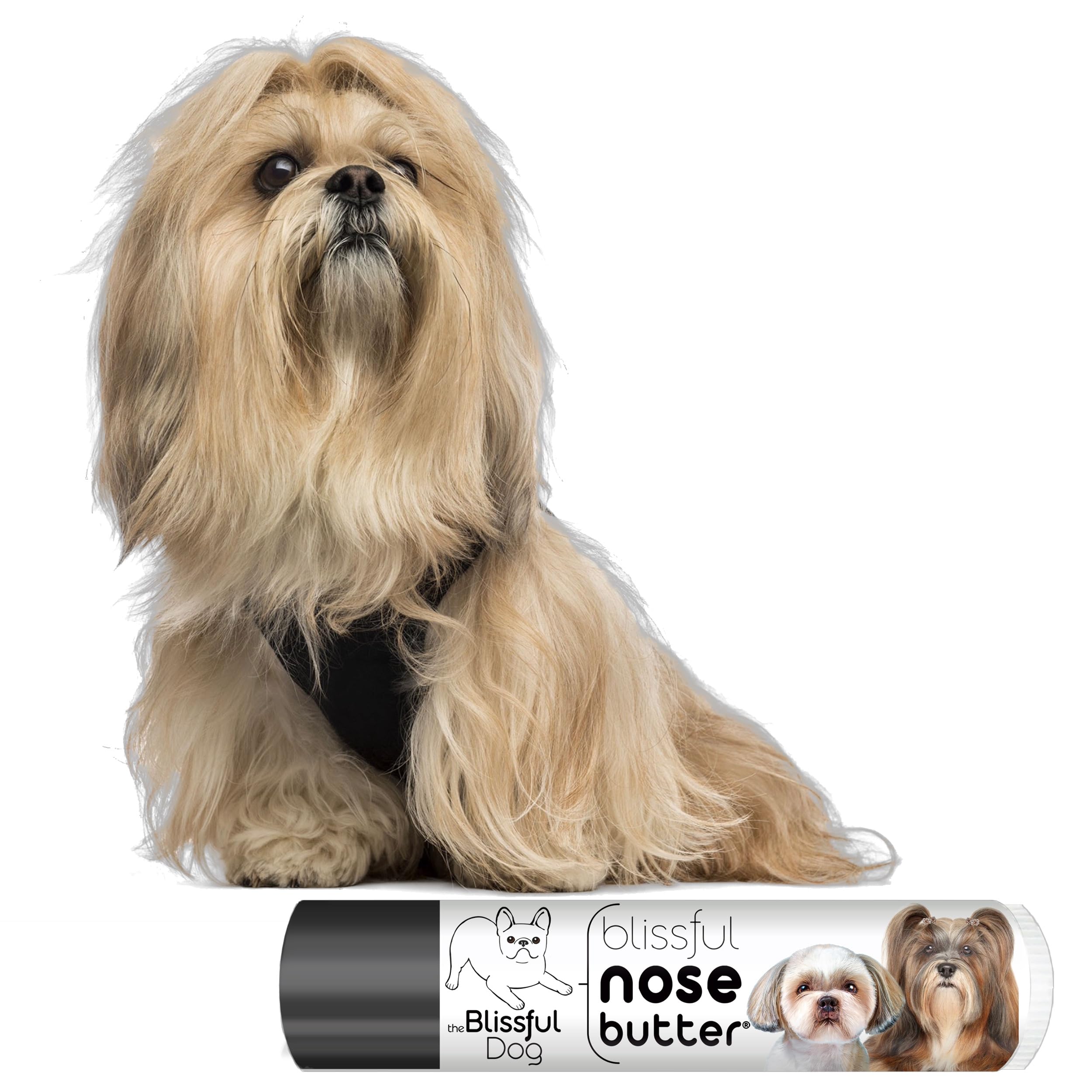 The Blissful Dog Lhasa Apso Unscented Nose Butter - Dog Nose Butter, 0.15 Ounce