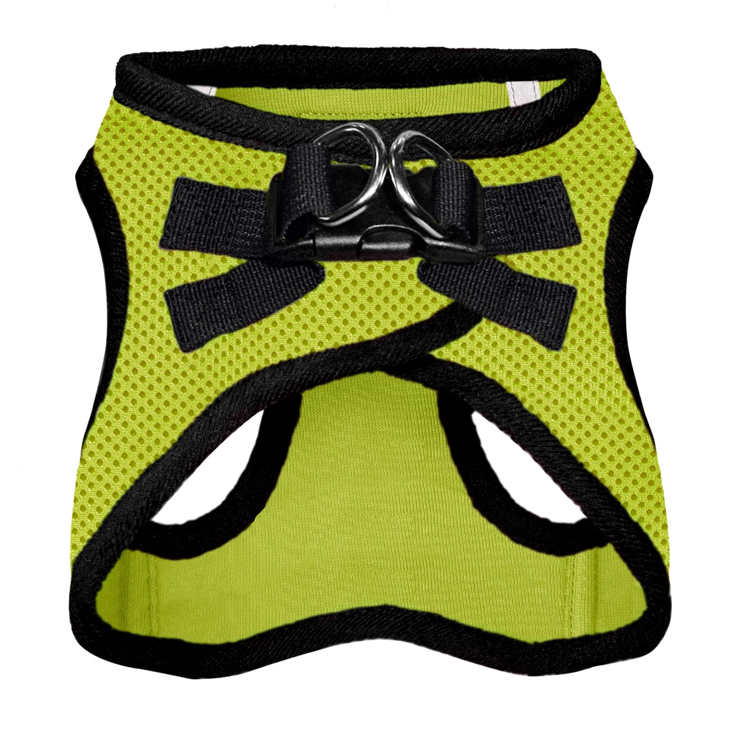 Voyager Step-In Air Dog Harness - All Weather Mesh Step In Vest Harness For Small And Medium Dogs And Cats By Best Pet Supplies - Harness (Lime Green/Black Trim), S (Chest: 14.5-16')