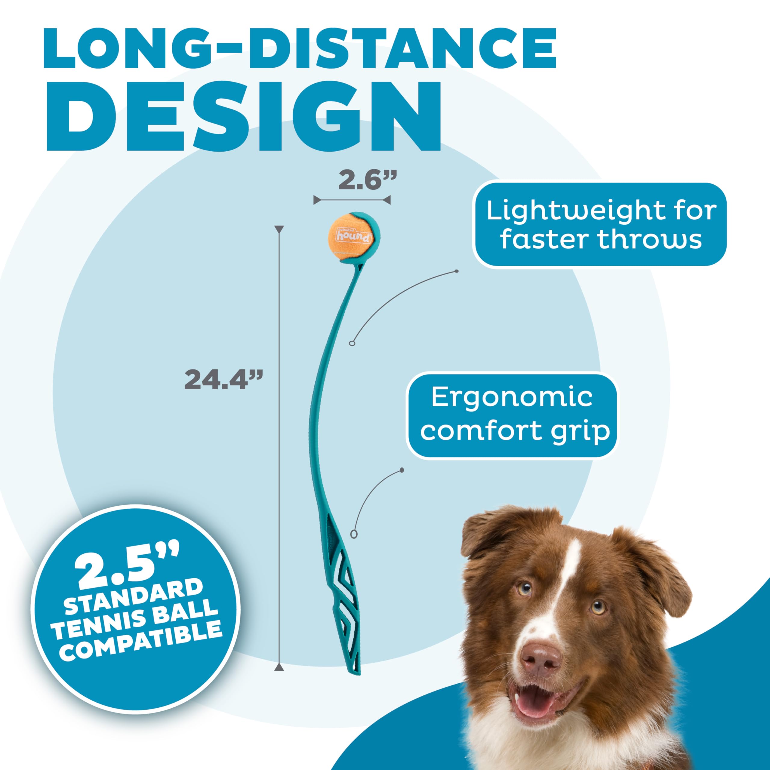 Outward Hound Launch A Ball Dog Tennis Ball Launcher