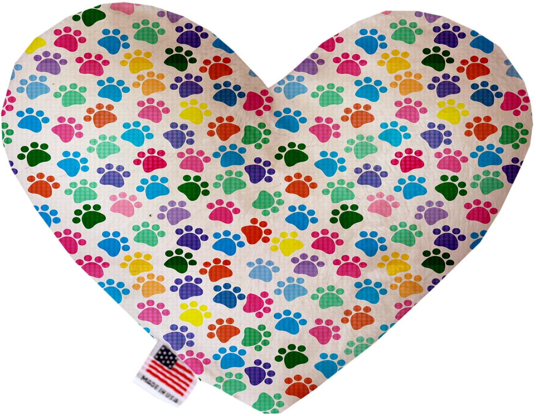 Pet and Dog Plush Heart or Bone Toy, &quot;Easter Group&quot; (Available in different sizes, and 10 different pattern options!) Confetti Paws 6&quot; Plush Heart