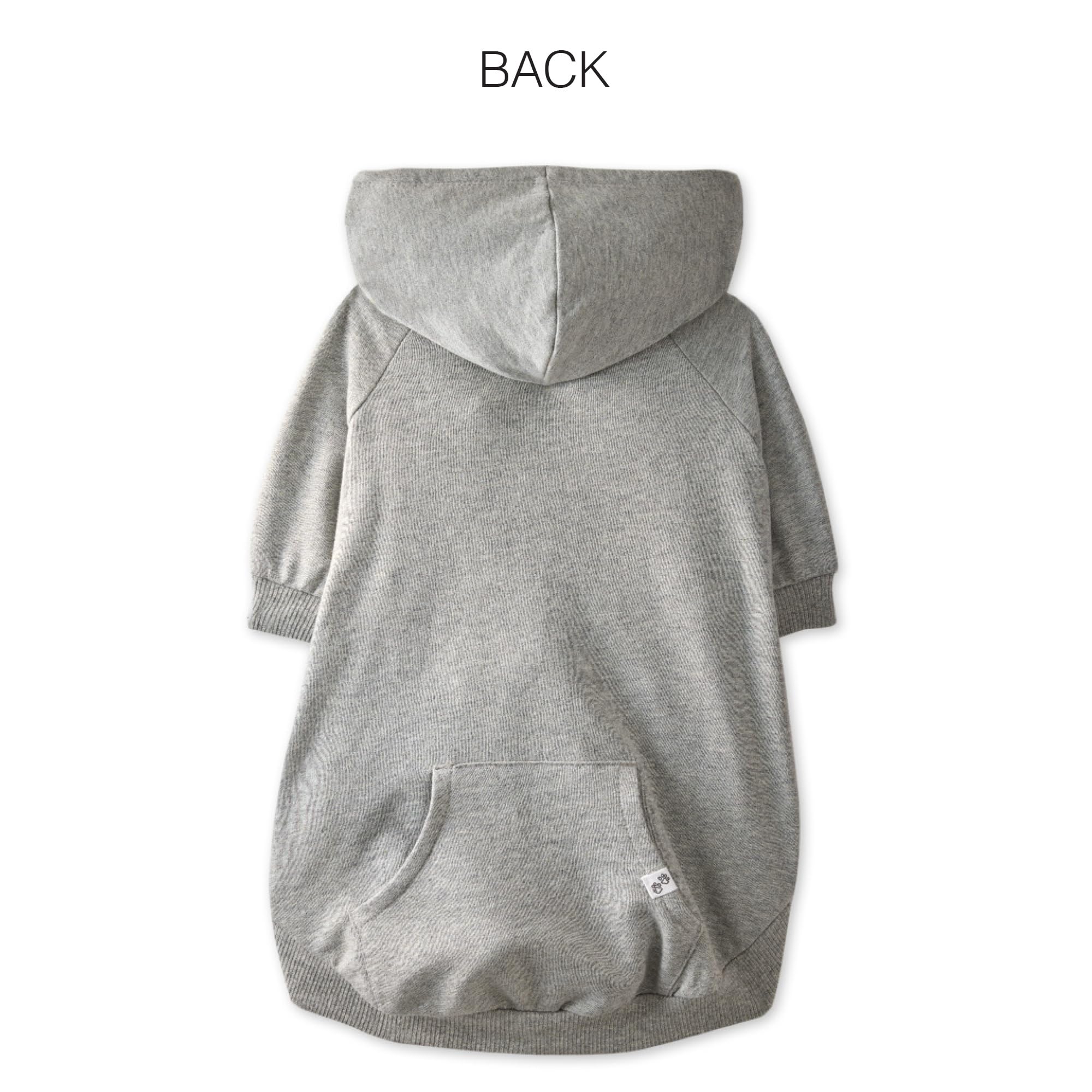Pet Passion 100% Organic Cotton Dog Hoodie Pet Coat for Small, Medium and Large Dogs, Gray Heather, XX-Small