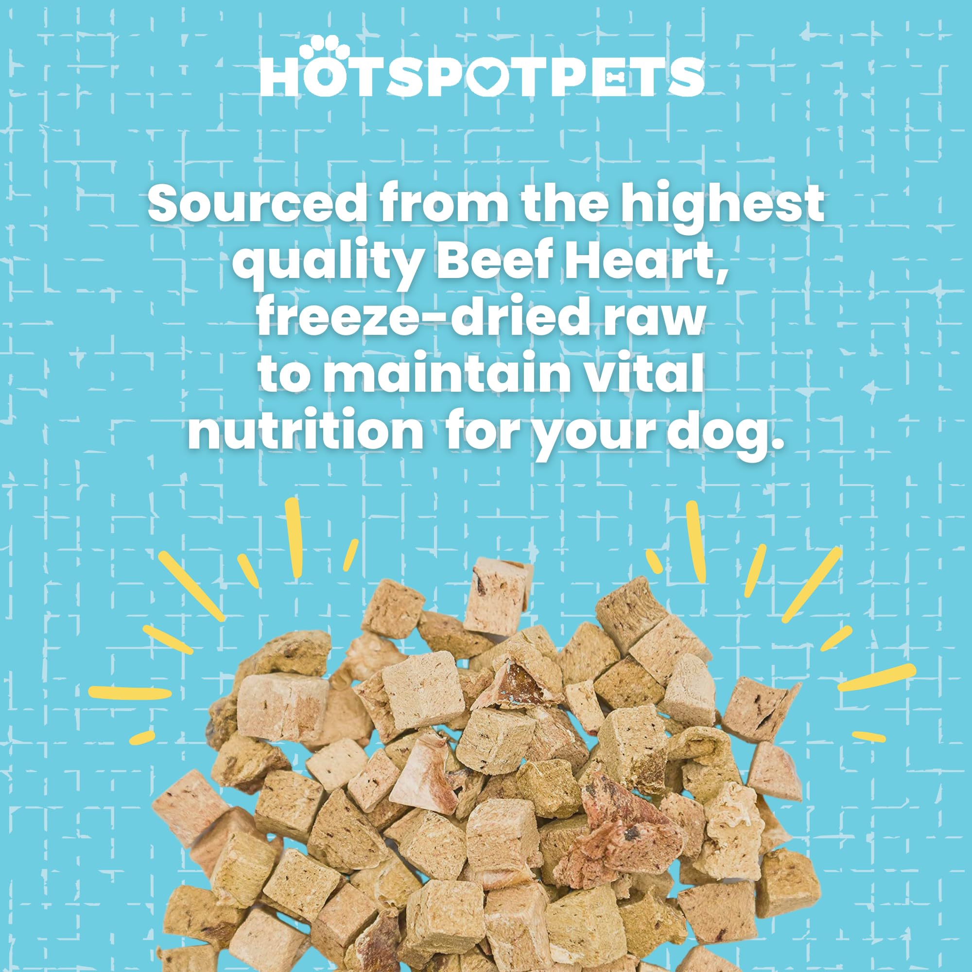 Freeze Dried Raw Chicken Meal Toppers for Dogs - Single Protein,All Natural, Grain-Free- Perfect for Training, Topper or Snack -