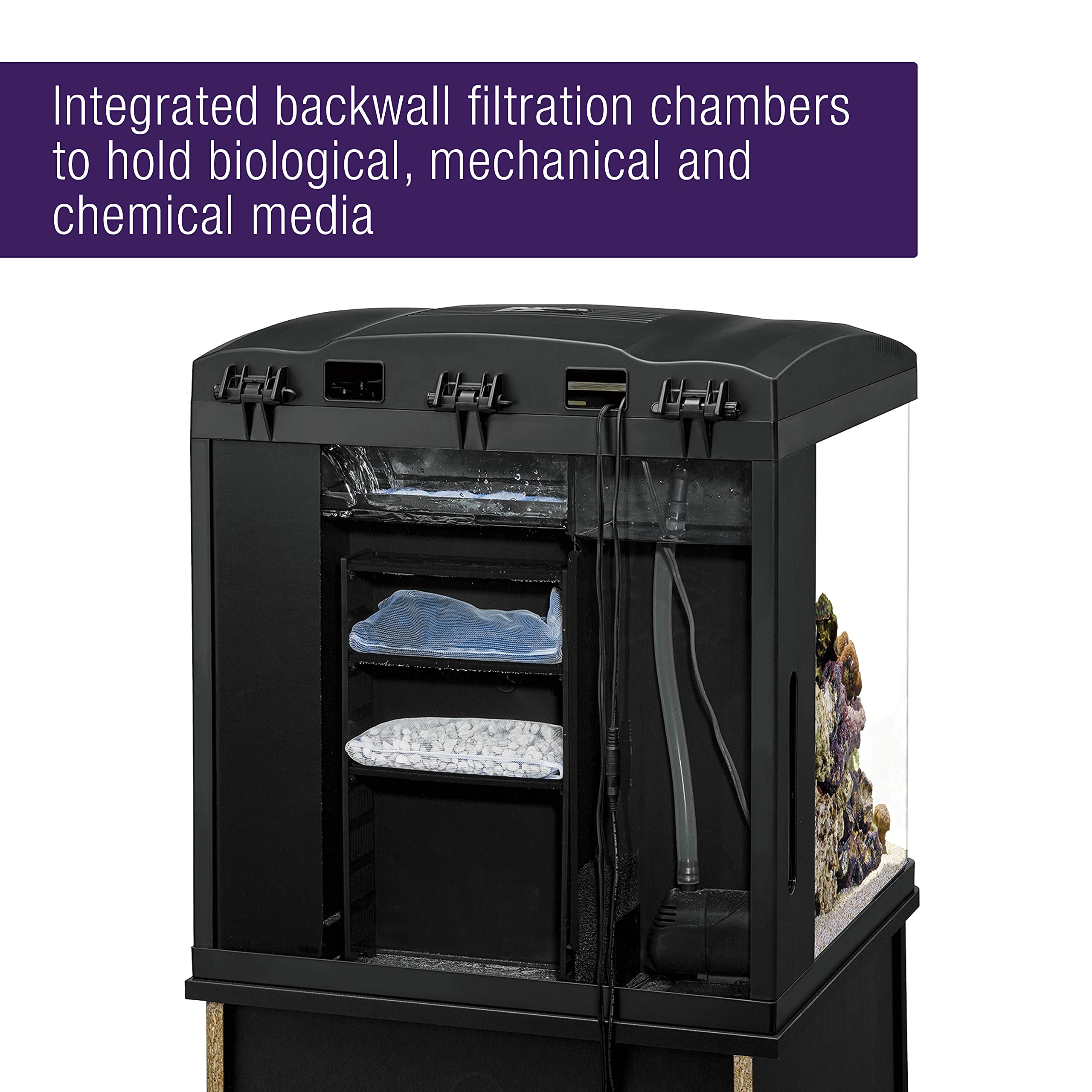 Coralife Led Biocube Aquarium Fish Tank Kit, 32 Gallon