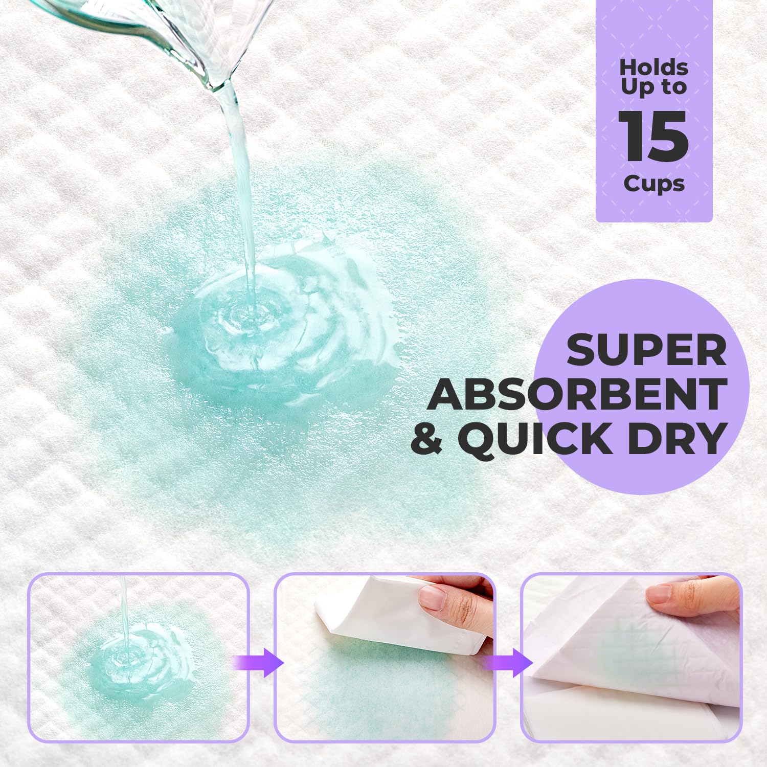 Cat Pads Refills for Litter Box: Cat Litter Mat for Tidy Cats Breeze Litter System - Thickened 6-Layer Super Absorbent Breeze Pa