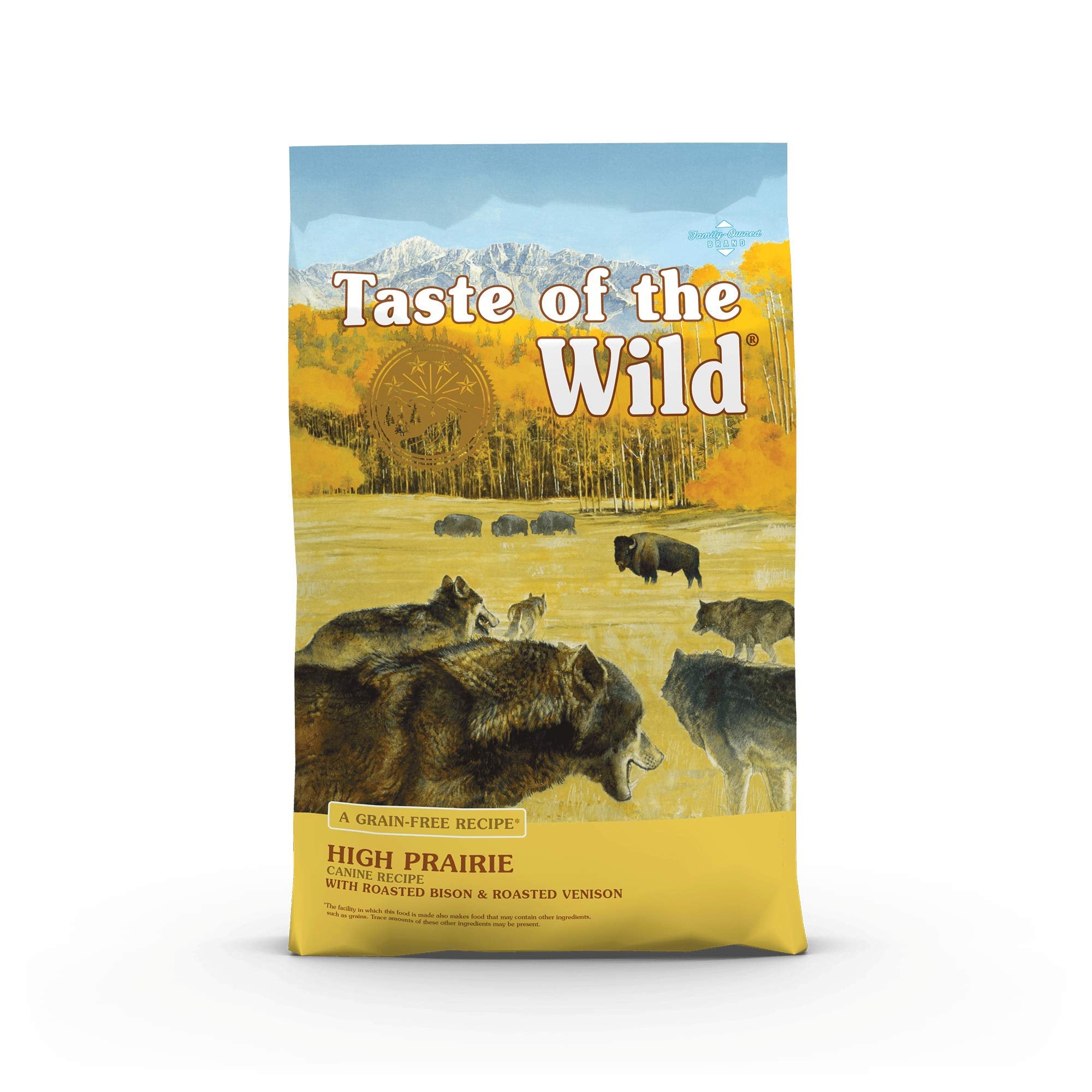 Taste of the Wild High Prairie Canine Grain-Free Recipe with Roasted Bison and Roasted Venison Adult Dry Dog Food, Made with Hig