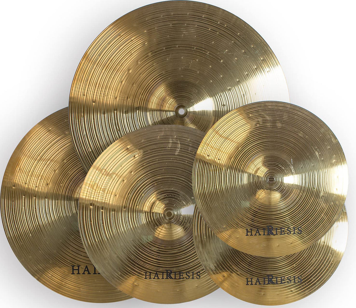 Hairiesis Cymbal Exquisite Alloy Cymbal Set 14161820 5 Pieces Drum Cymbal Drum Practice Cymbal