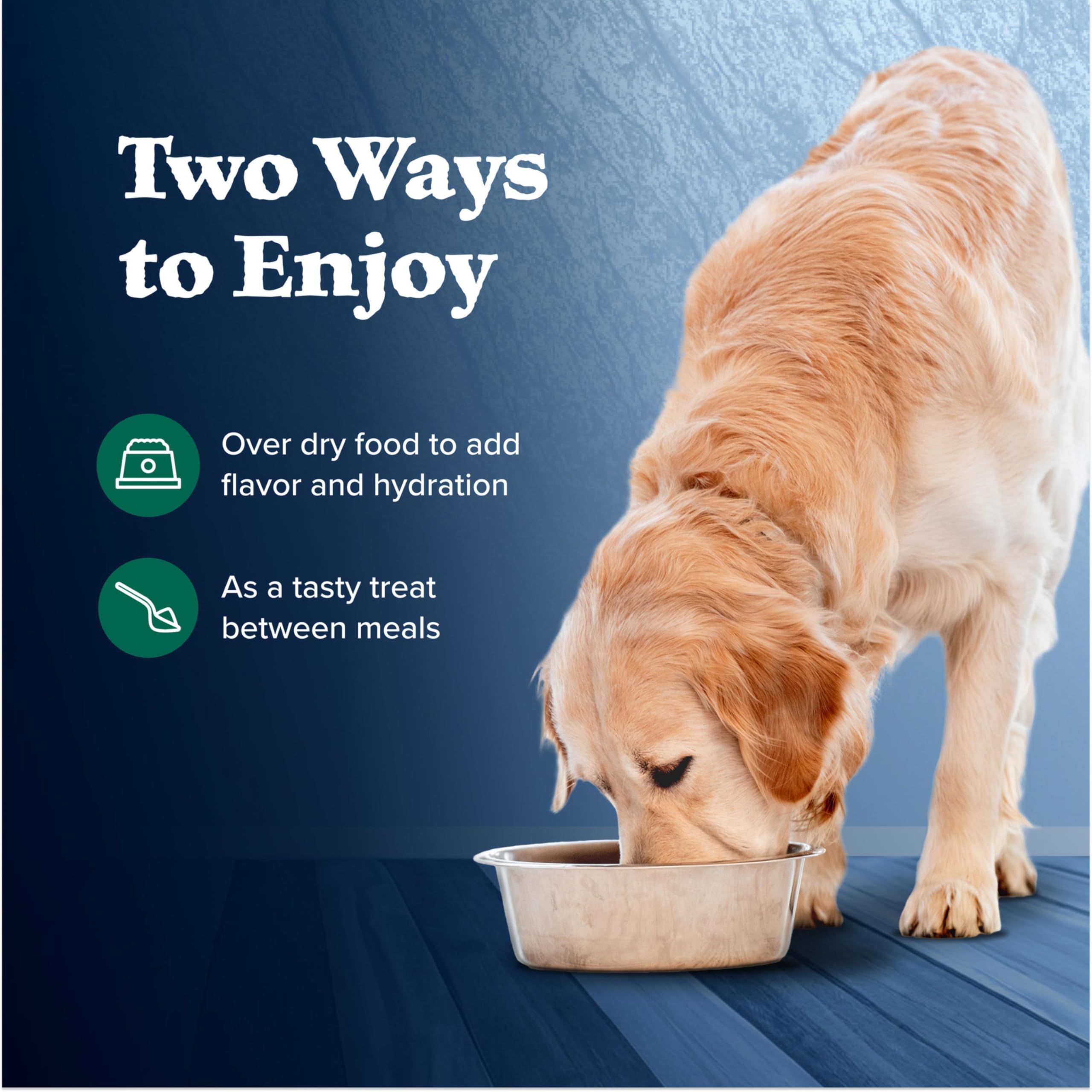 Blue Buffalo Wilderness Trail Toppers Wild Cuts Natural High-Protein Dog Wet Food, Duck Bites in Hearty Gravy, 3-oz Pouch, 24 Co