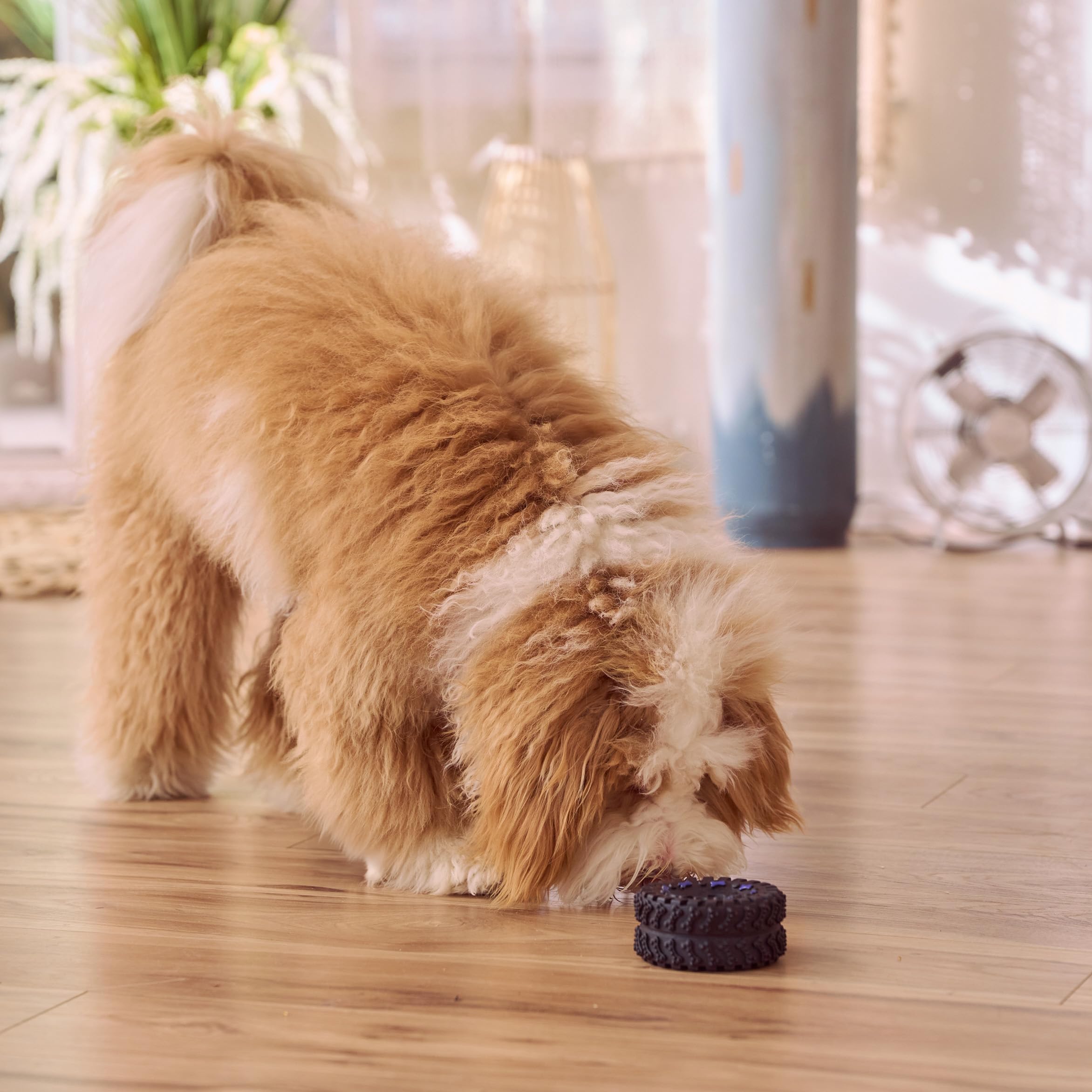 Ethical Squeaky Vinyl Tire Dog Toy, 3-1/2-Inch