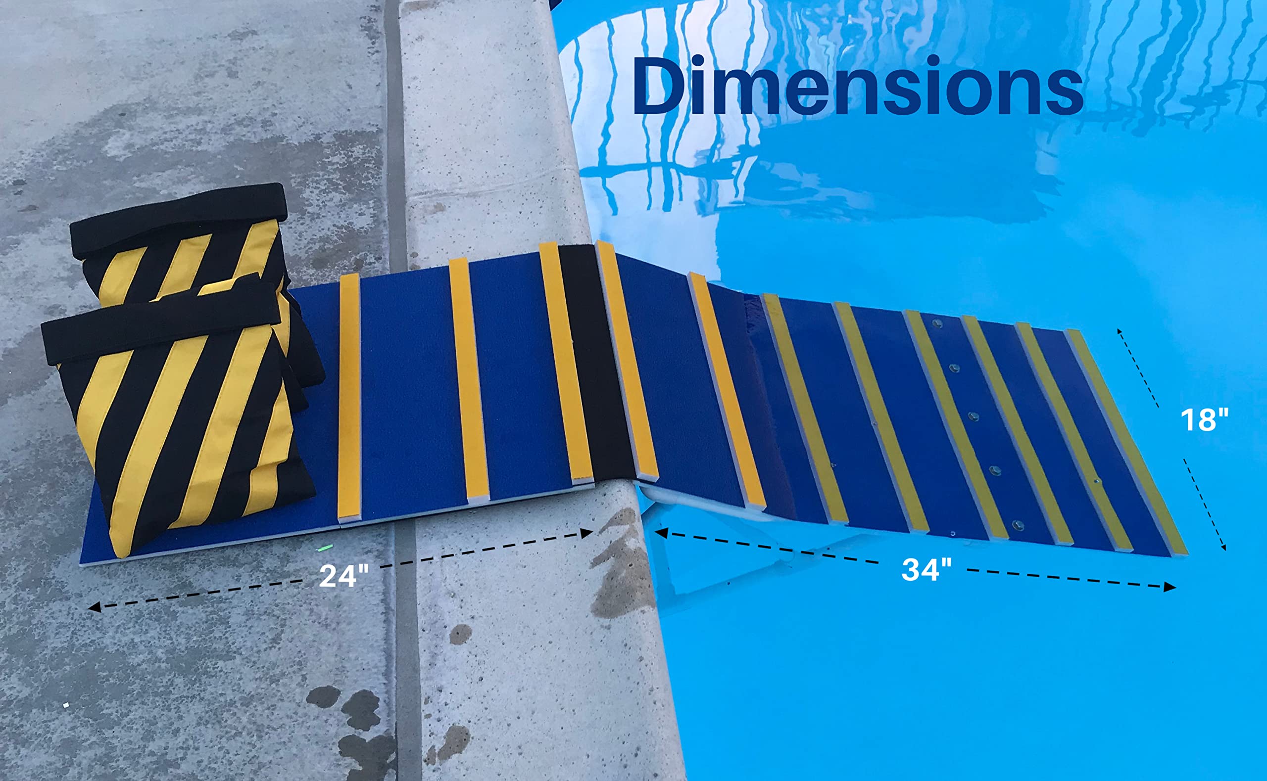 Khts6310  Large Dog Pool Exit Ramp - The Original Made In Usa