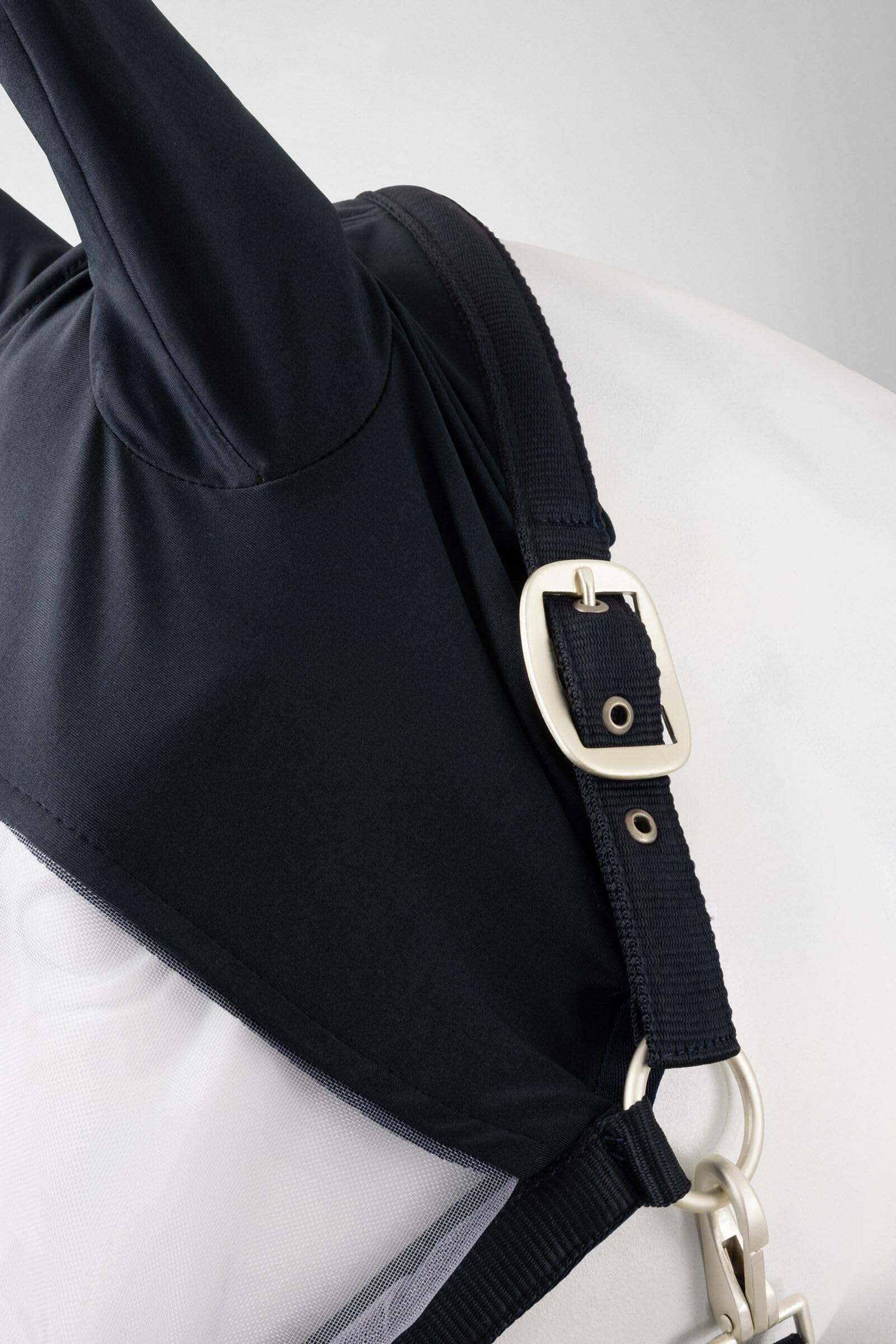HORZE Paso Fino 2 in 1 Halter and Fly Mask - Overture Navy - Horse