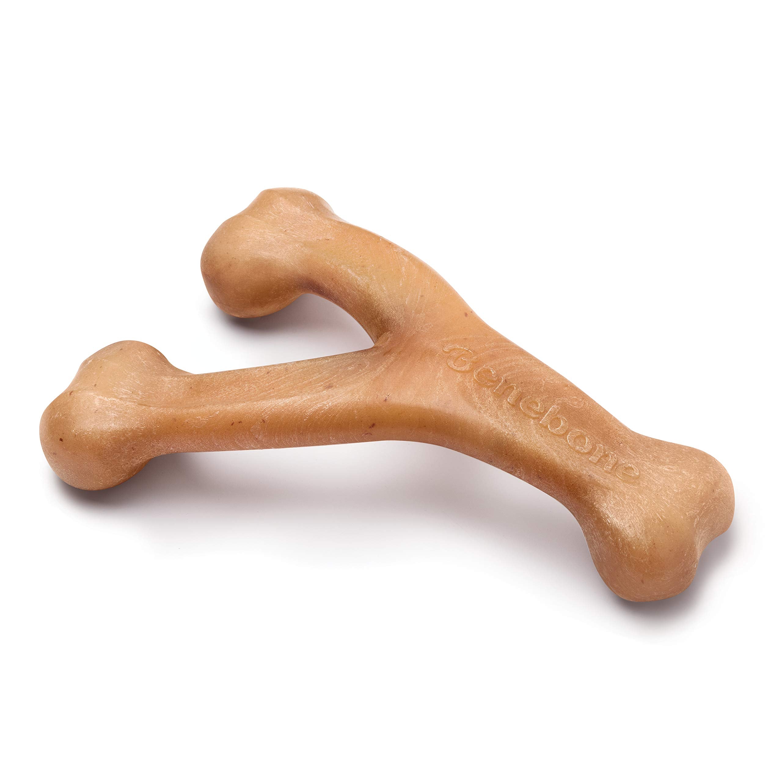 Benebone Wishbone Durable Dog Chew Toy For Aggressive Chewers, Real Chicken, Made In Usa, Giant