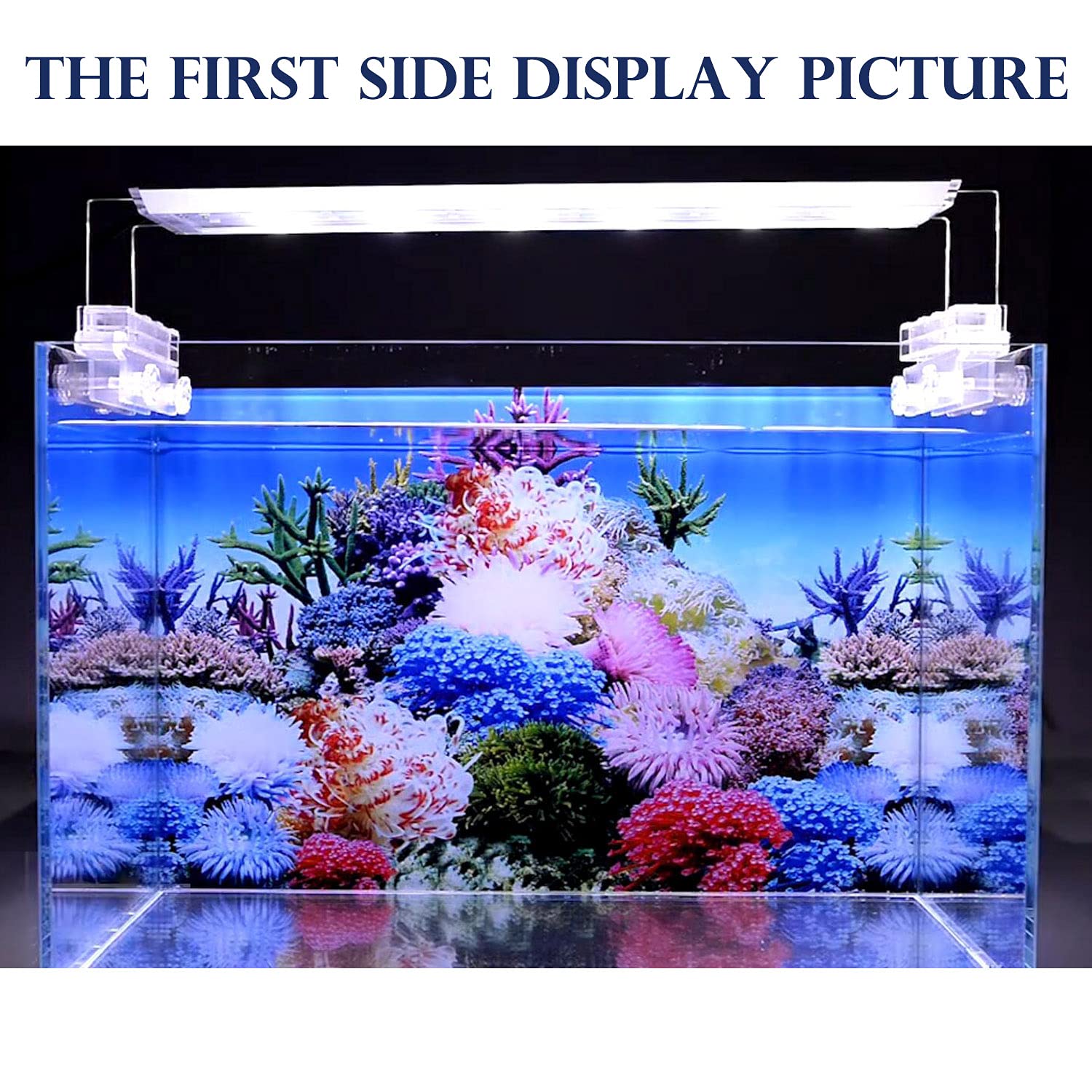 ELEBOX New 23 x 71 Fish Tank Background Stickers Wallpaper 2 Sided Seaweed Water Plants Aquarium Background Decoration