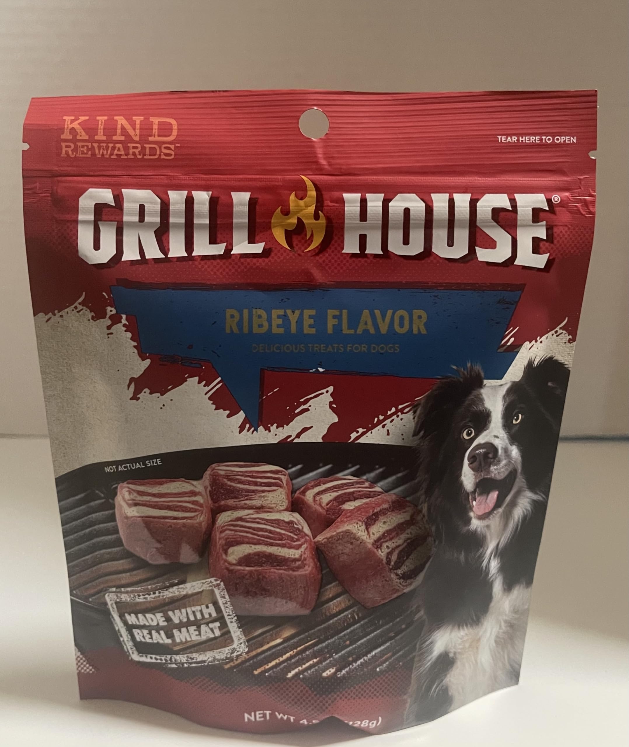 Grill House Kind Rewars Dog Treats (Ribeye Flavored)