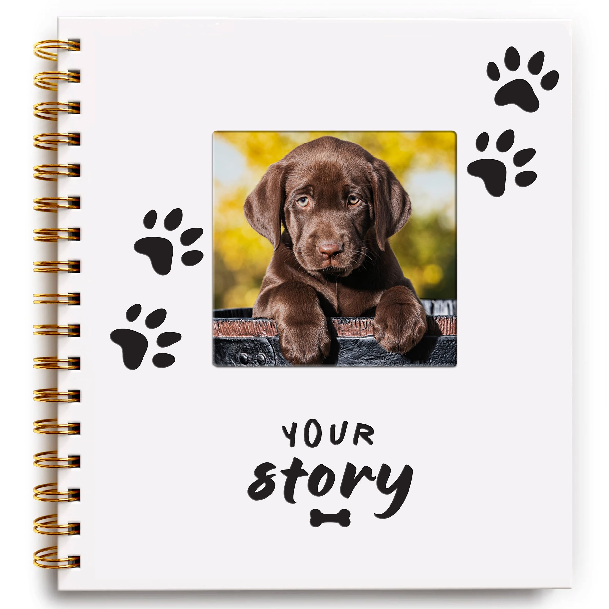 New Puppy Gift | Dog Memory Book & Keepsake Photo Album - Gifts For New Puppy Owners & Dog Lovers | Planner Keepsake Diary Scrap