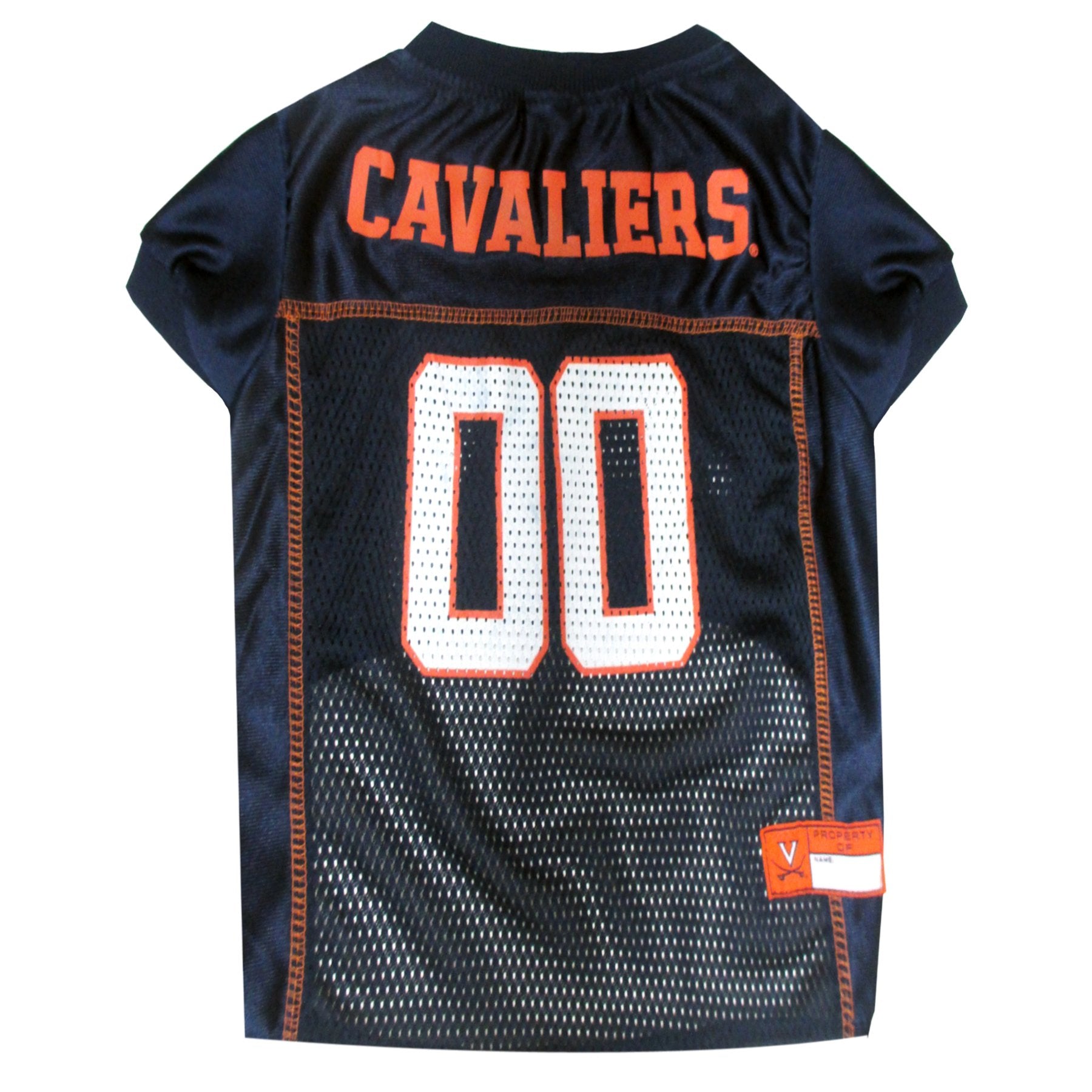 Pets First NCAA College Virginia Cavaliers Mesh Jersey for DOGS & CATS, Medium. Licensed Dog Jersey with your Favorite Football/