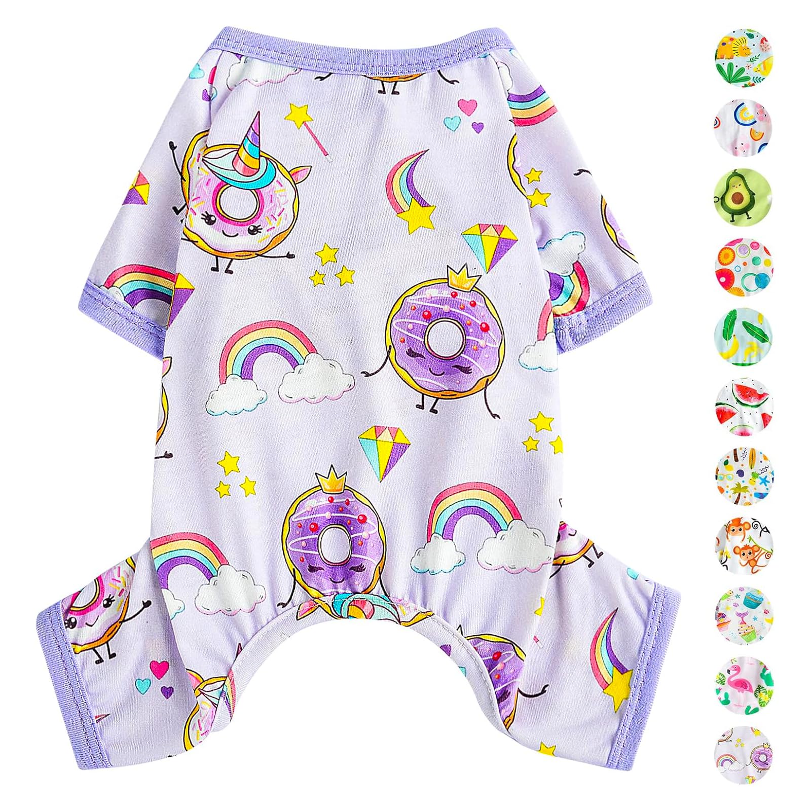 Dog Pajamas Pjs Summer Dog Clothes for Small Dogs Girl - Boy - Medium Size Dogs, Soft Stretchy Puppy Clothes Doggie Onesies Fall