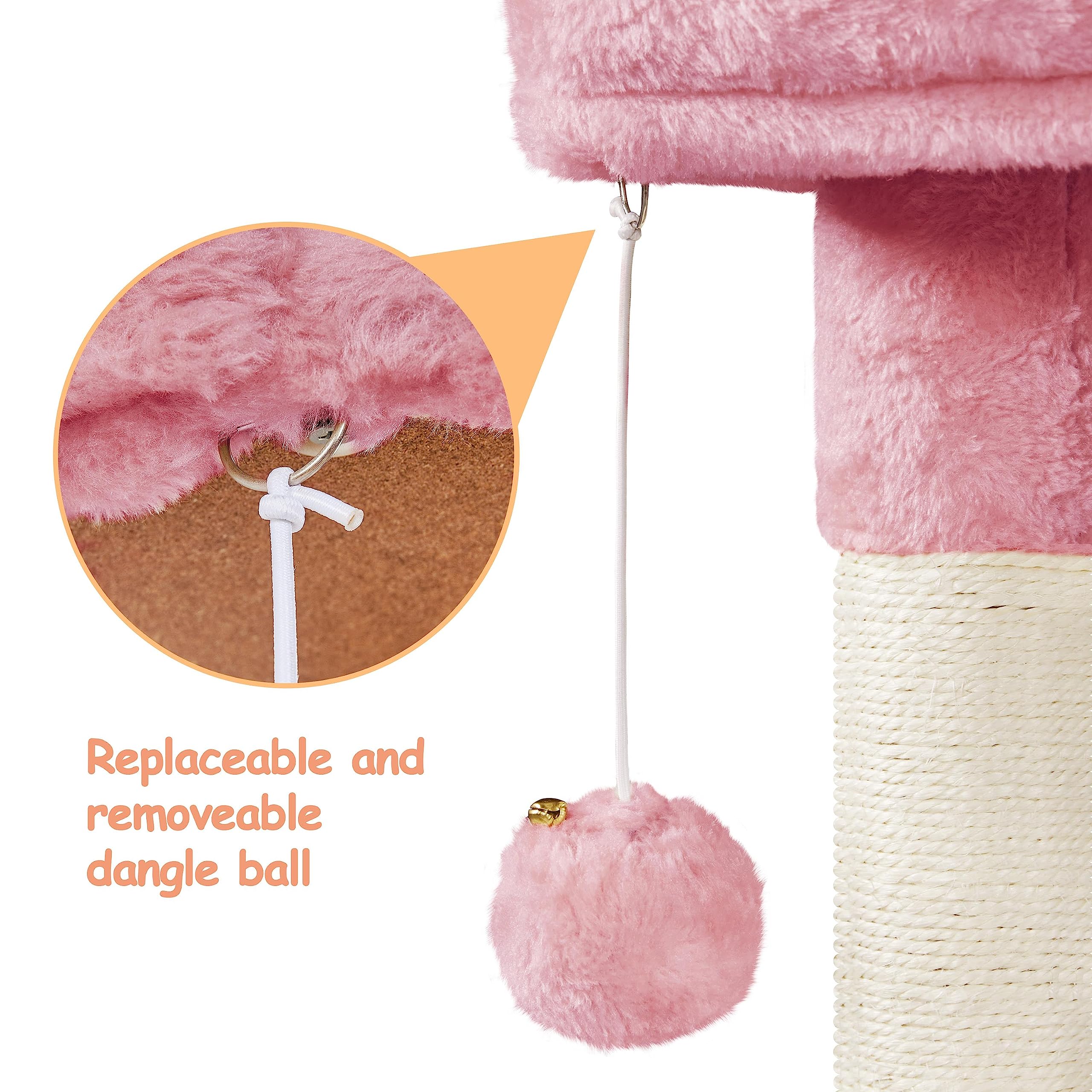 Yaheetech Cat Tree, Cute Cat Tower For Indoor Cats, Multi-Level Cat Furniture Activity Center W/Sisal-Covered Post For Small Cat Kittens