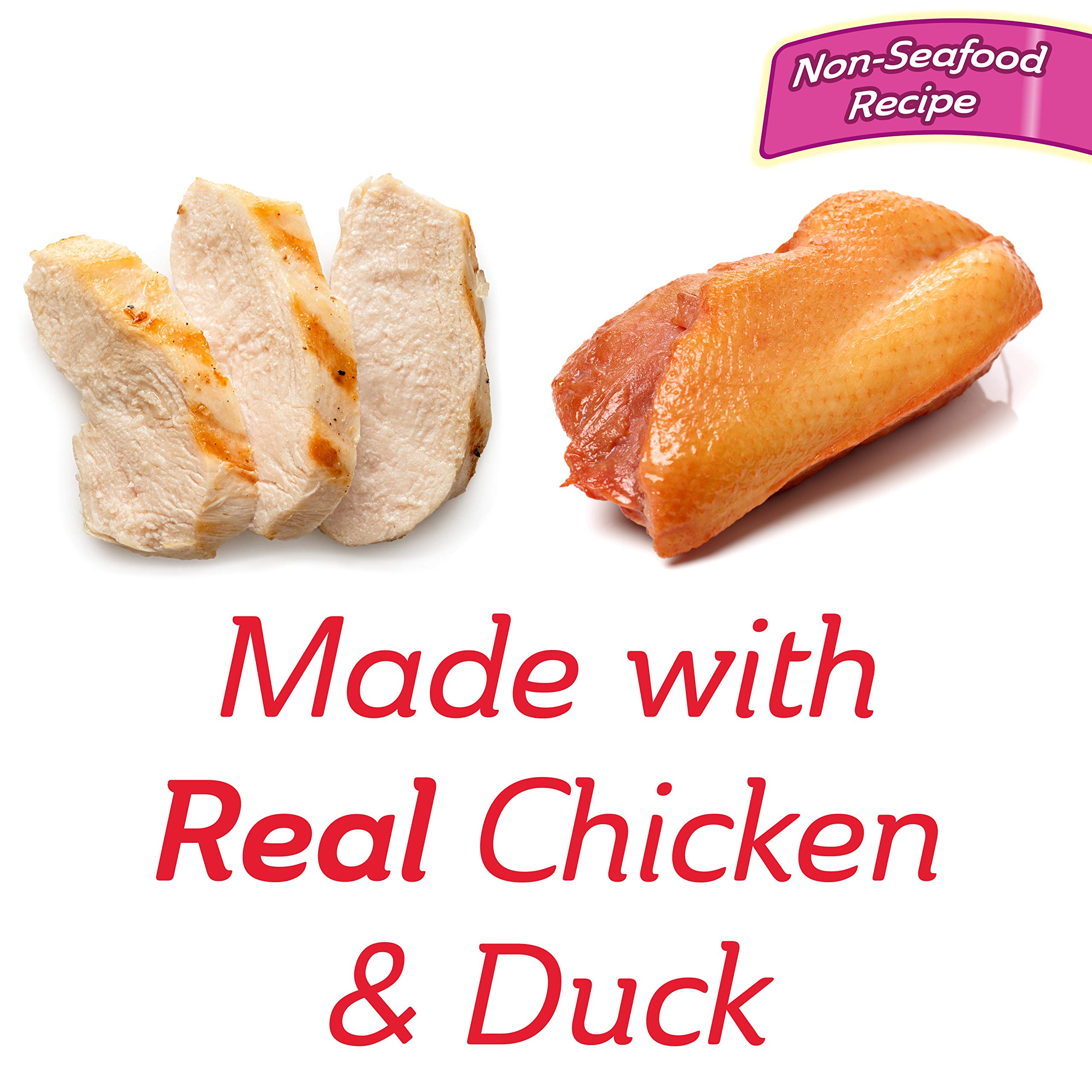 Hartz Delectables Bisque Non-Seafood Lickable Wet Cat Treats, Chicken & Duck, 12 Count (Pack of 8)