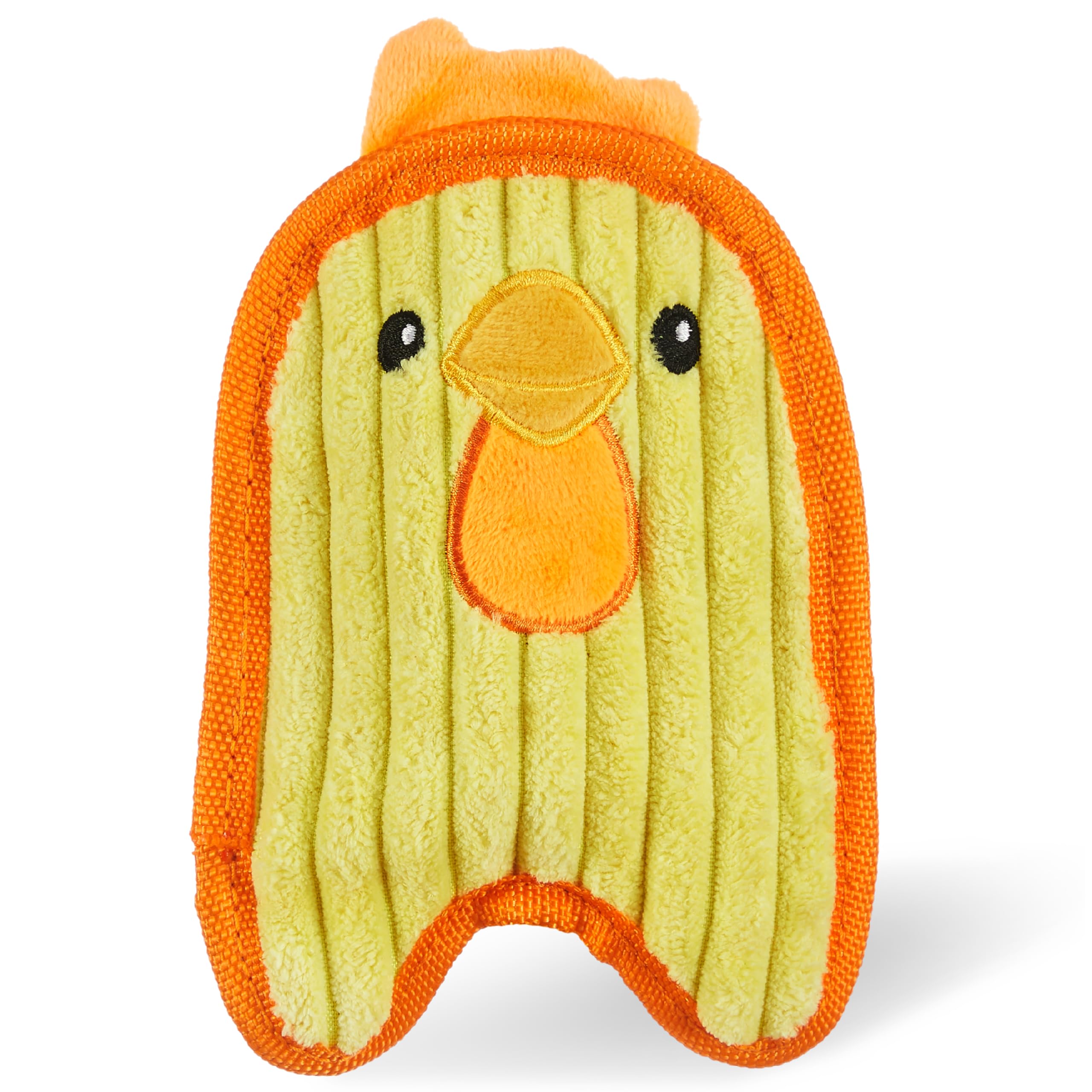 Outward Hound Durablez Tough Plush Squeaky Dog Toy, Chicken, Yellow, Xs