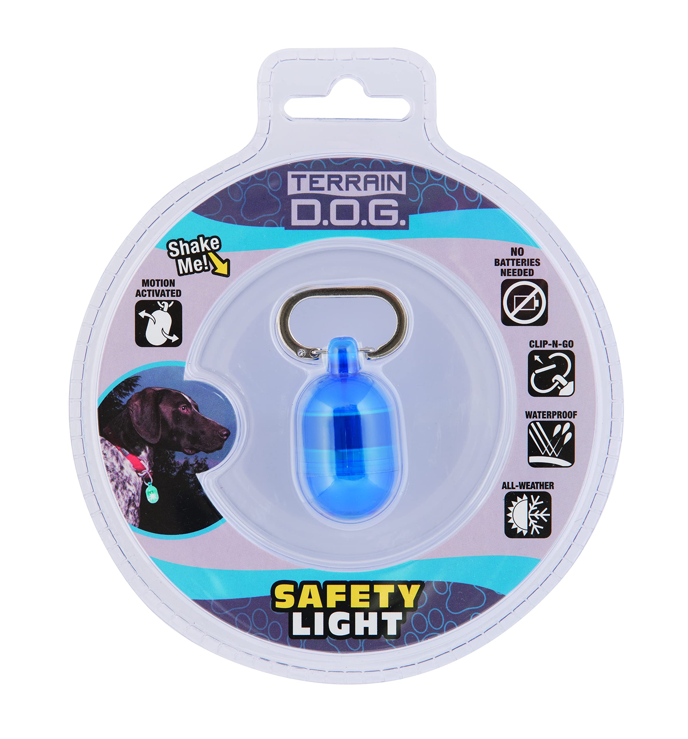 Terrain Dog Light For Dog Collar, Waterproof Light, Motion Activated Light
