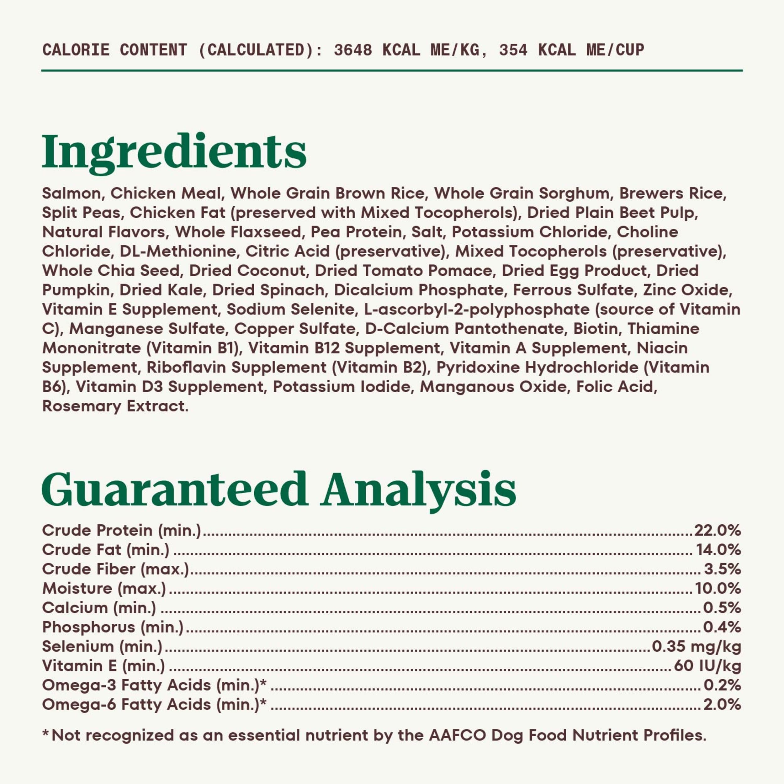 Nutro Natural Choice Small Bites Adult Dry Dog Food, Salmon & Brown Rice Recipe, 28 lb. Bag