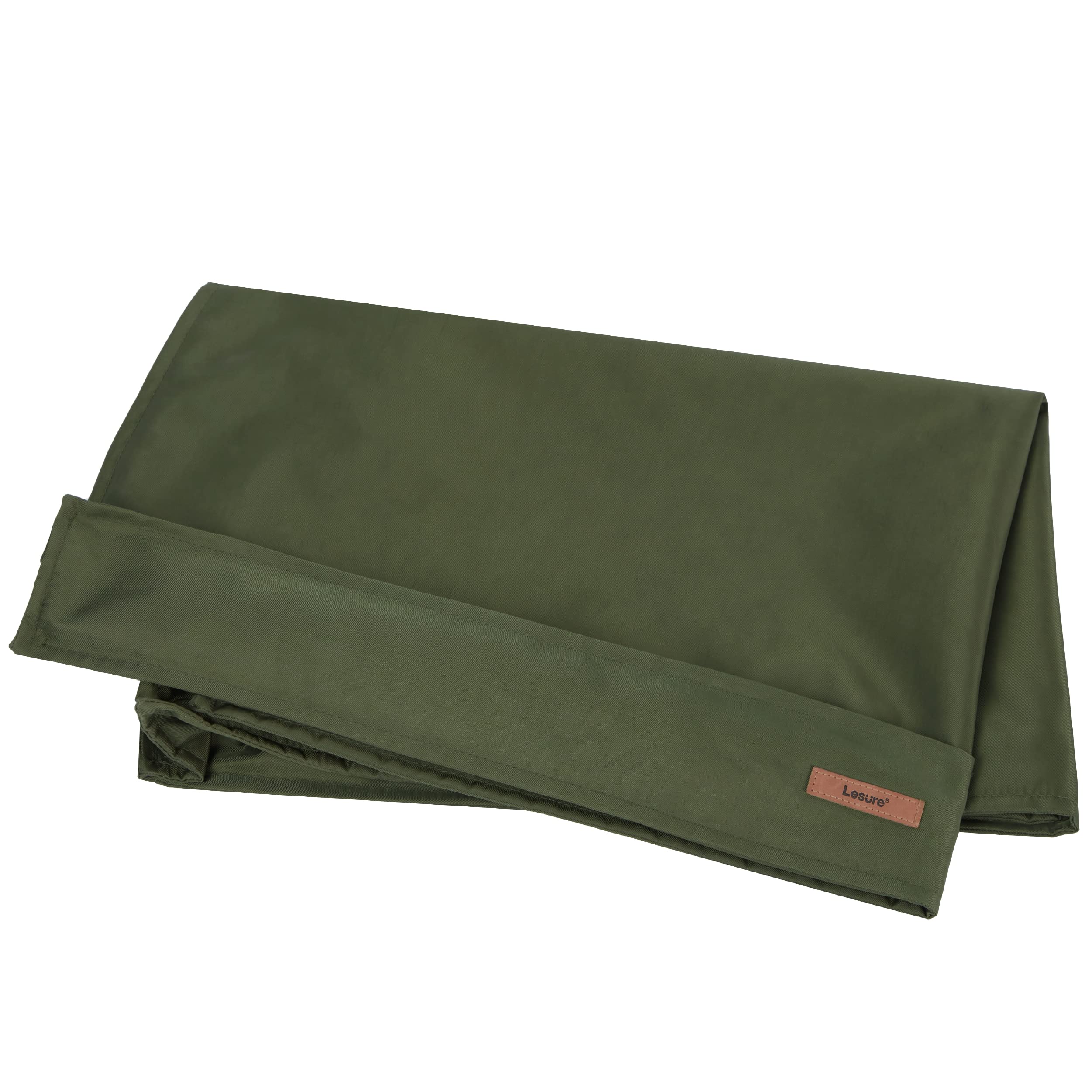 Lesure Water-Resistant Dog Bed Cover - Large Washable Replacement Cover For Pet Mat 36X27X3 Inches, Green