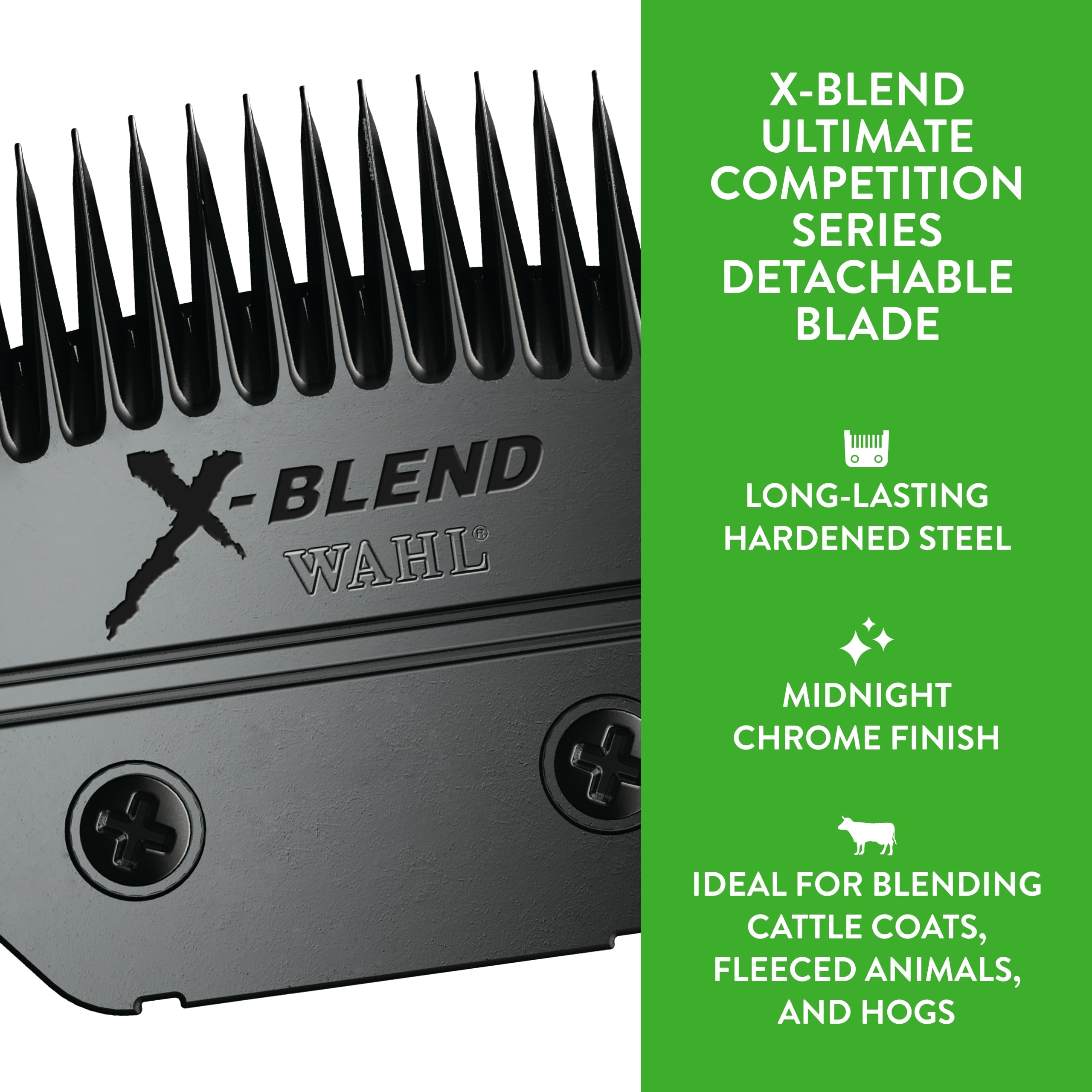 Wahl Professional Animal X-Blend Ultimate Competition Series Detachable Blade For Cattle And Sheep (2450-500)