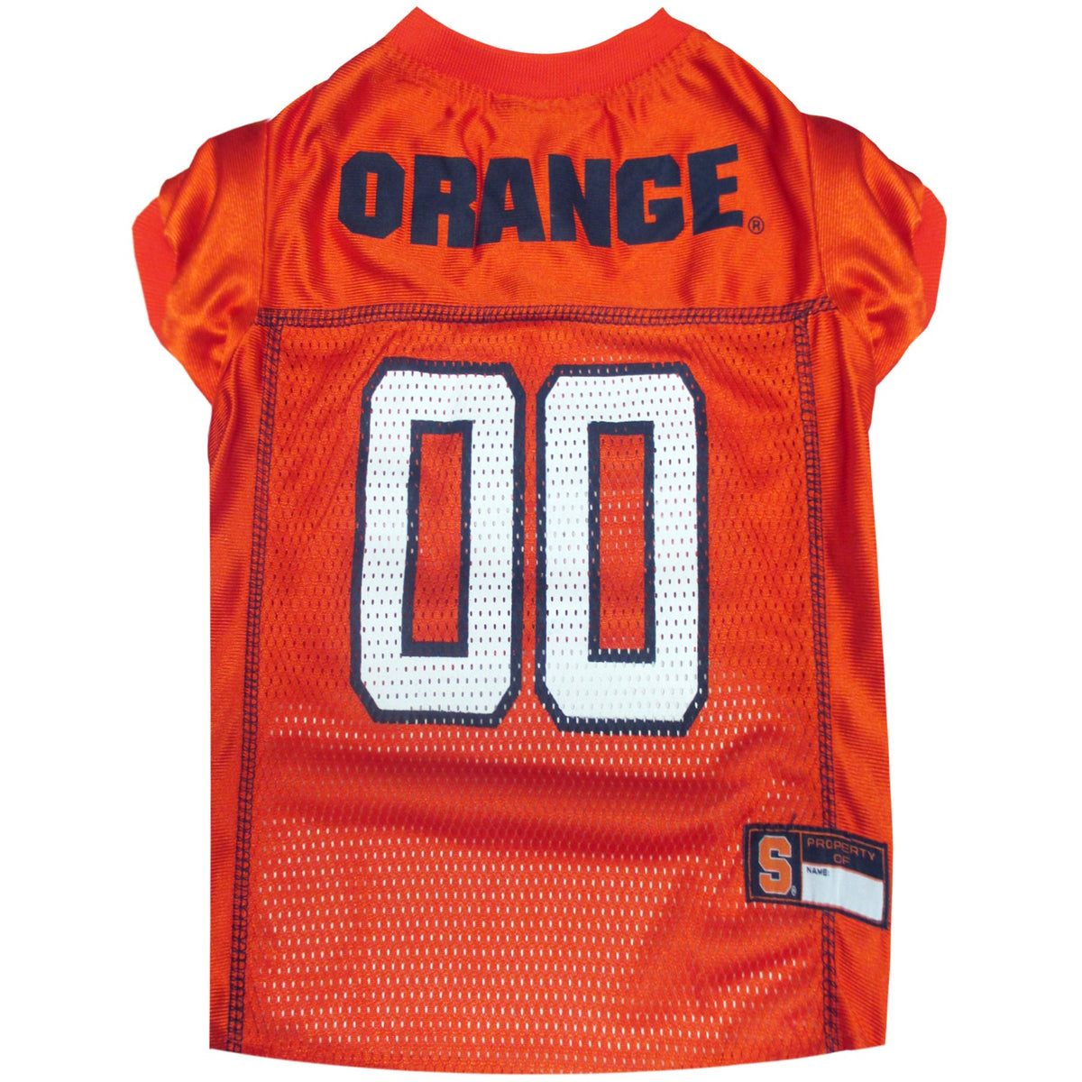 Pets First Ncaa College Syracuse Orange Mesh Jersey For Dogs & Cats, X-Small. Licensed Dog Jersey With Your Favorite Football/Ba
