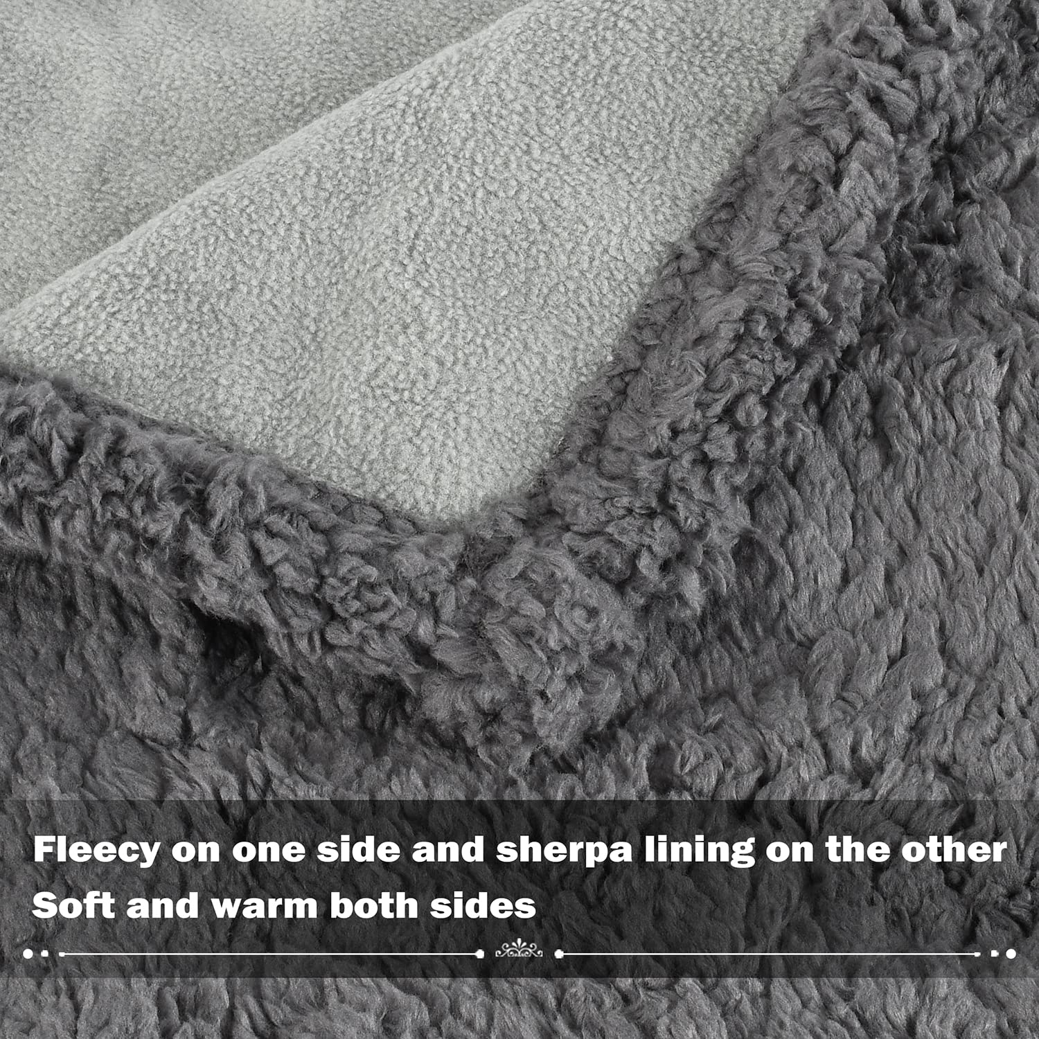 Kritter Planet Waterproof Blanket For Dogs, Pee Proof Sherpa Fleece Reversible Cover For Couch Or Bed, Liquid Proof Furniture Pr