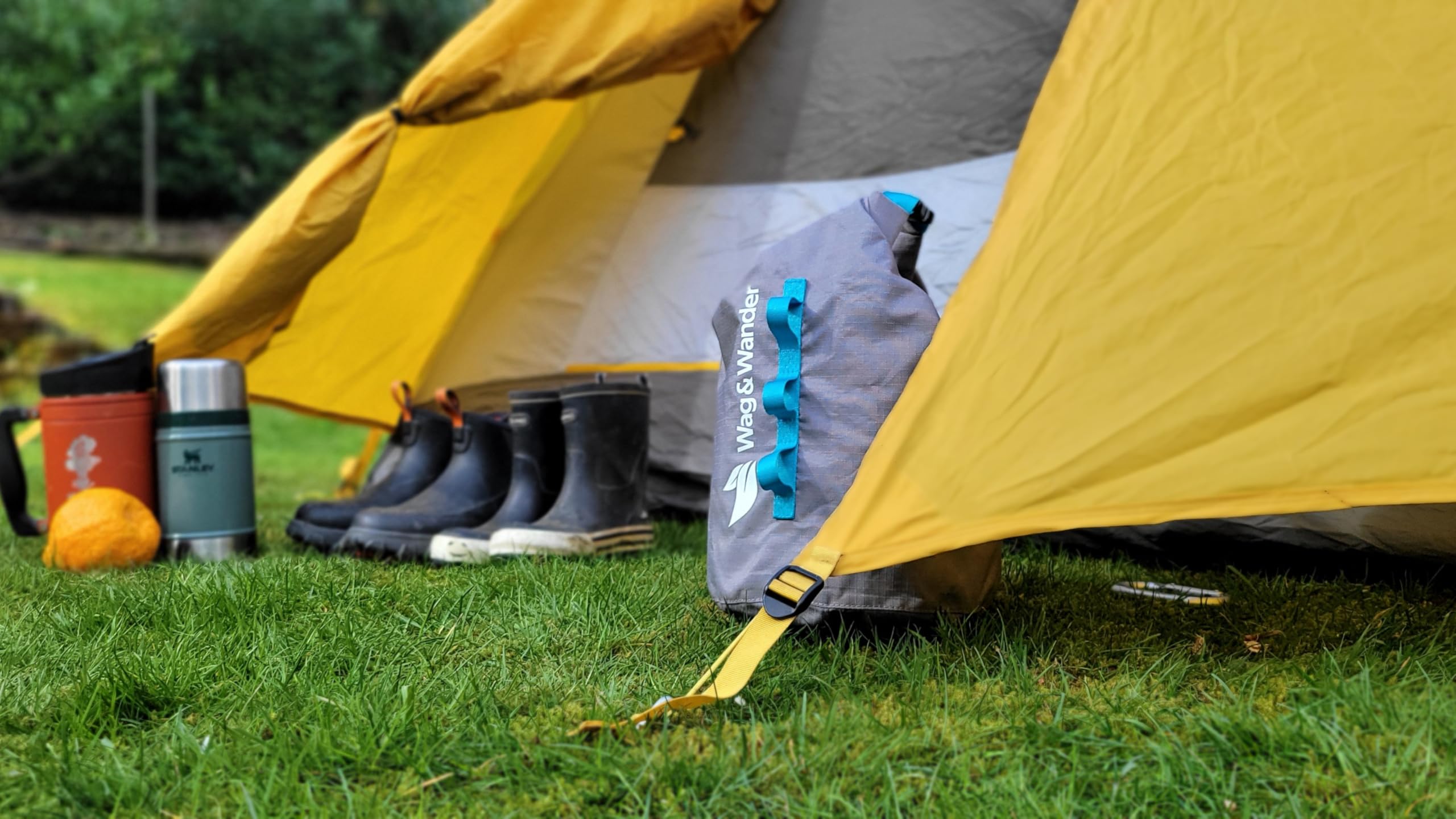 Smell Proof Waste Bag - Reusable Wag Bag, Dog Poop Bag Holder For Hiking With Dogs & Camping. Odor Proof Diaper Wet Bag