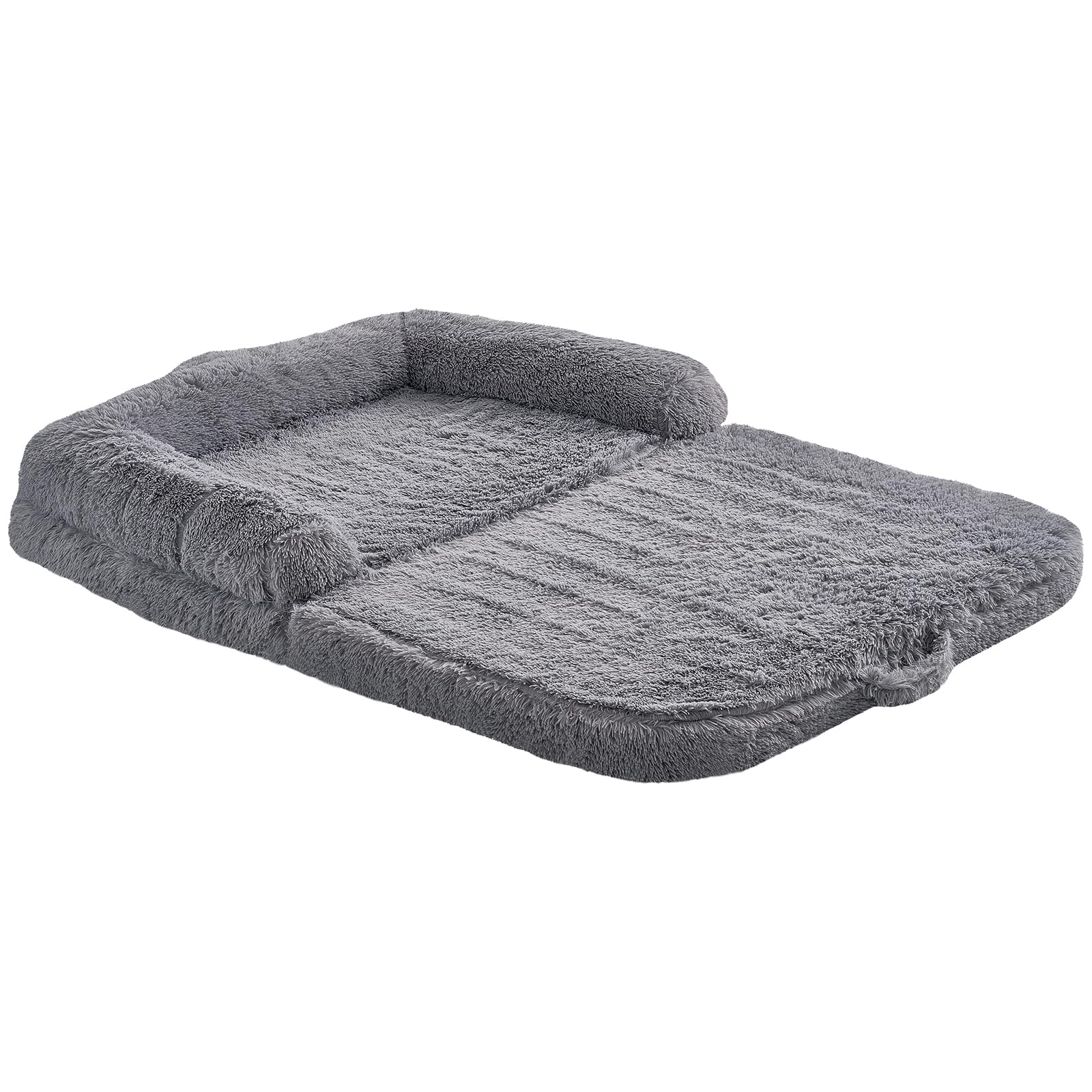 VEVOR Human Dog Bed 72 x48x10in Large Human Size Dog Bed Washable PV Velvet