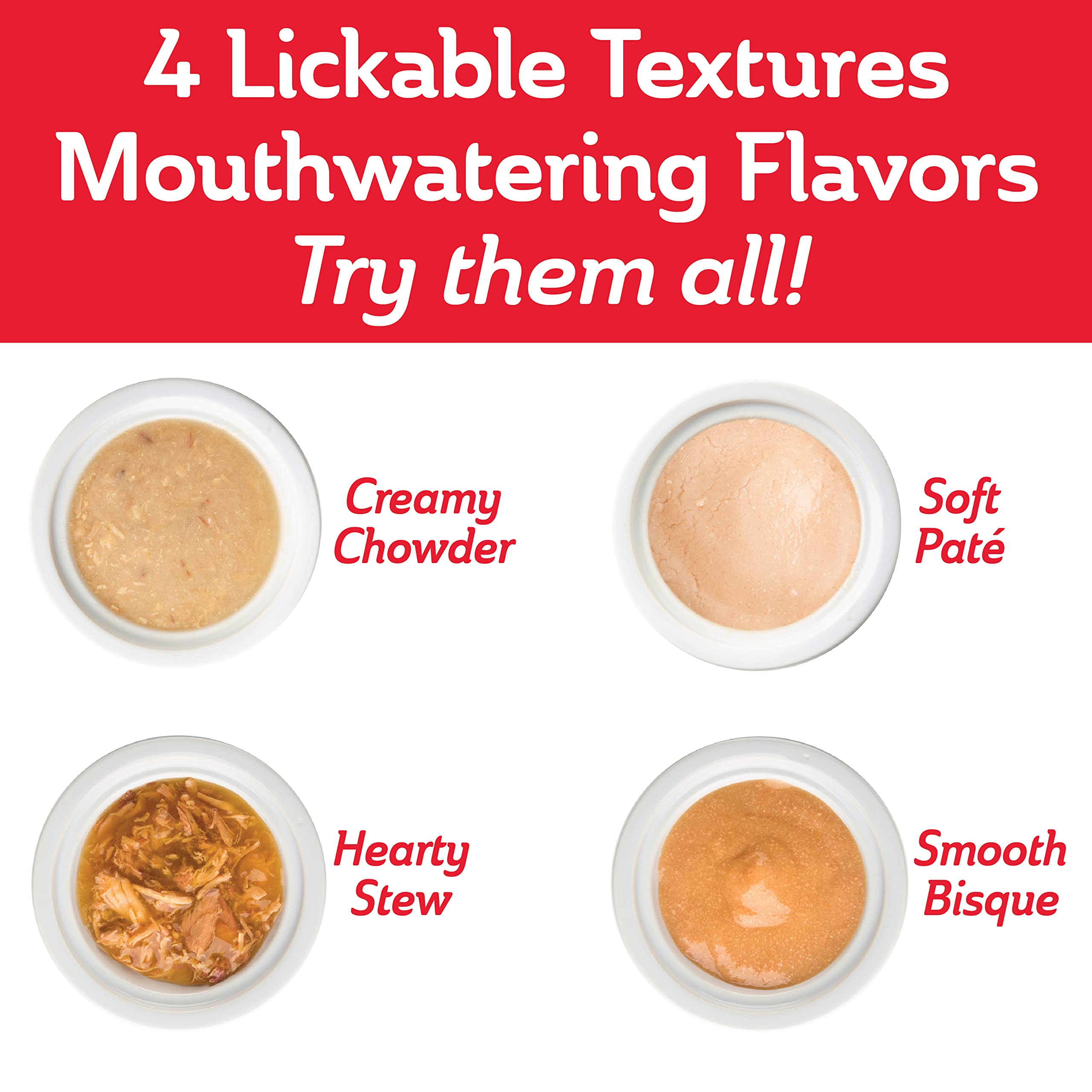 Hartz Delectables Bisque Non-Seafood Lickable Wet Cat Treats, Chicken & Duck, 12 Count (Pack of 8)