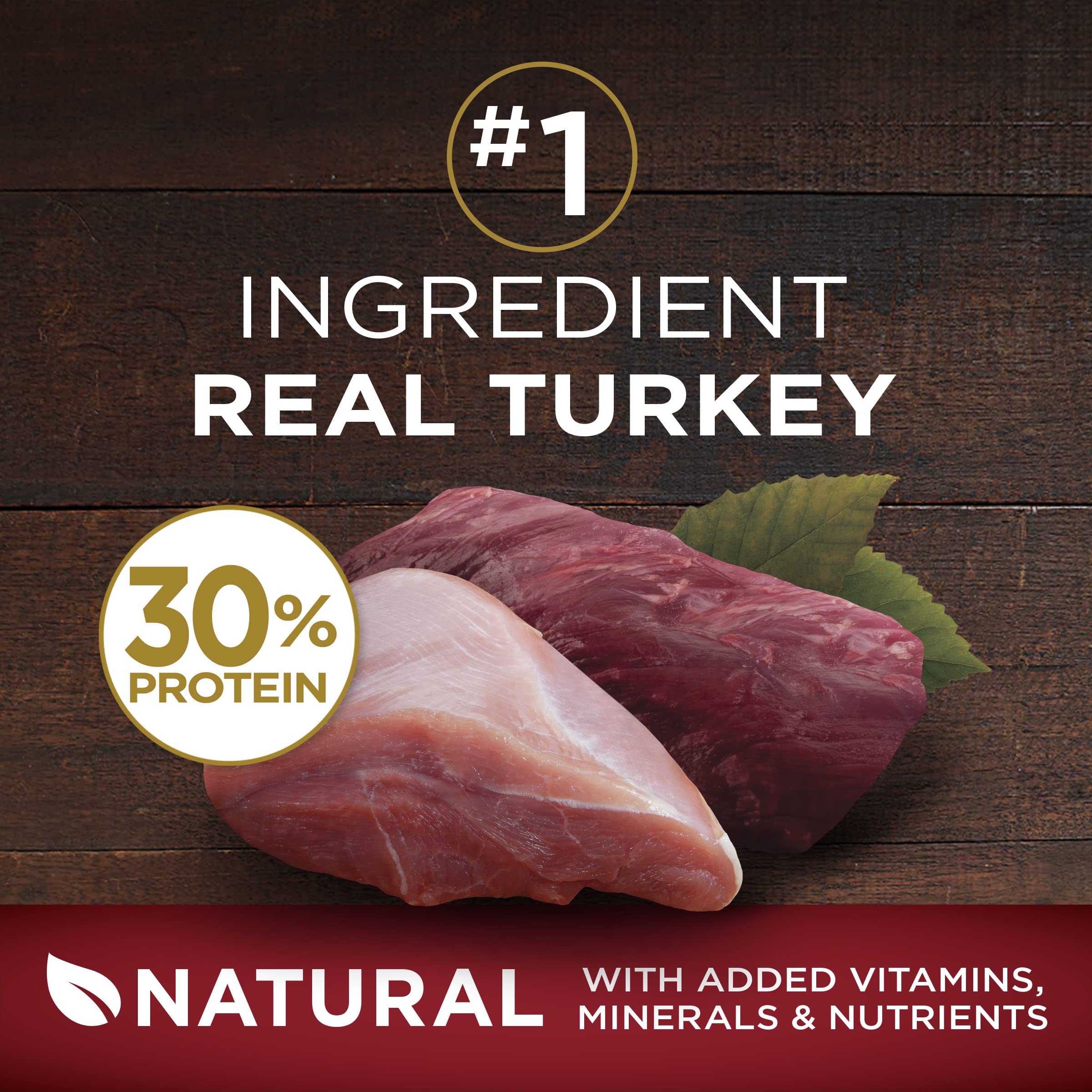 Purina ONE True Instinct With A Blend Of Real Turkey and Venison Dry Dog Food - 36 lb. Bag