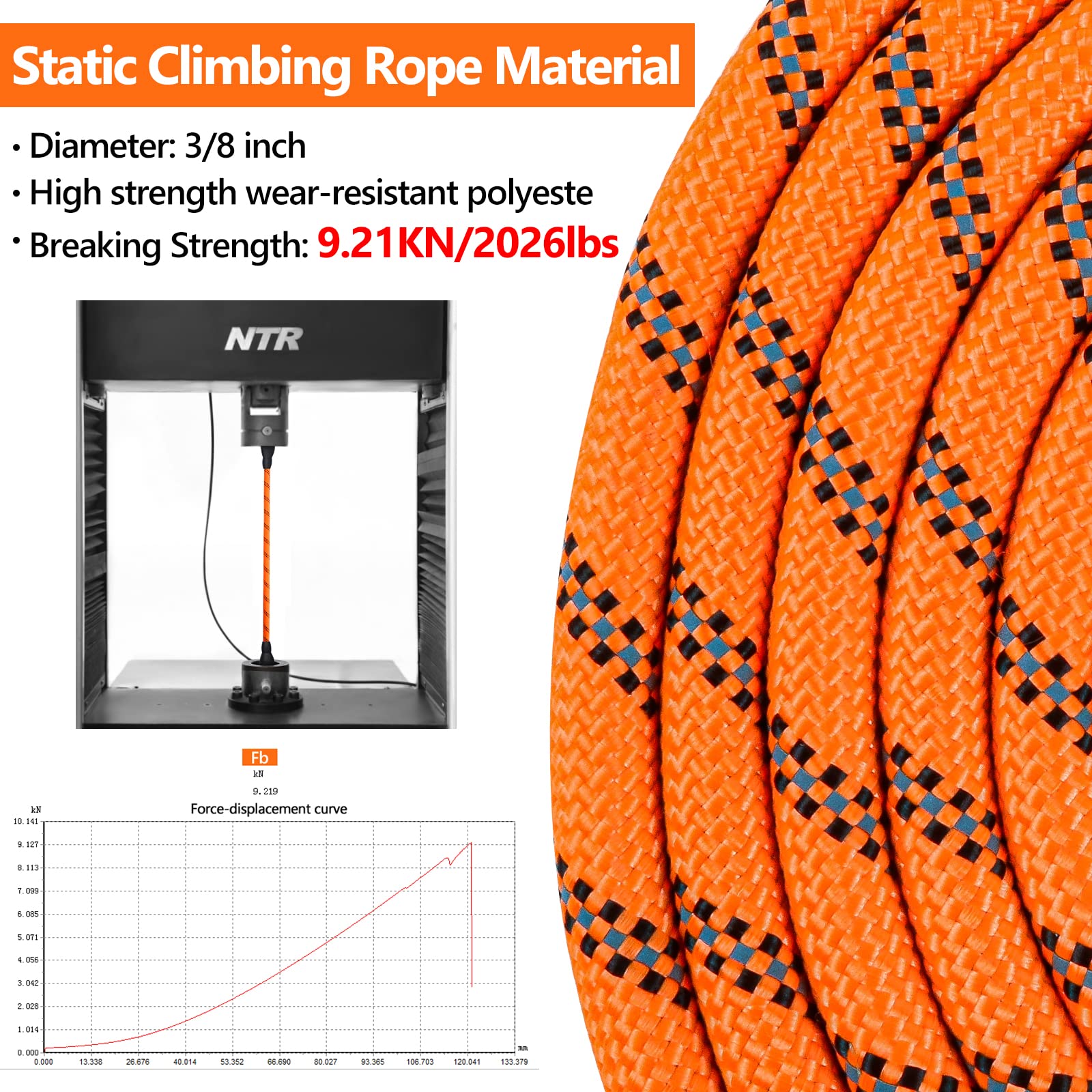 Ntr 6Ft Heavy Duty Dog Leash, Orange Rope Dog Leash With Swivel Lockable Hook And Comfortable Padded Handle, Cat Puppy Leash Lead For Small Medium Large Dogs Training, Playing, Camping,Or Backyard