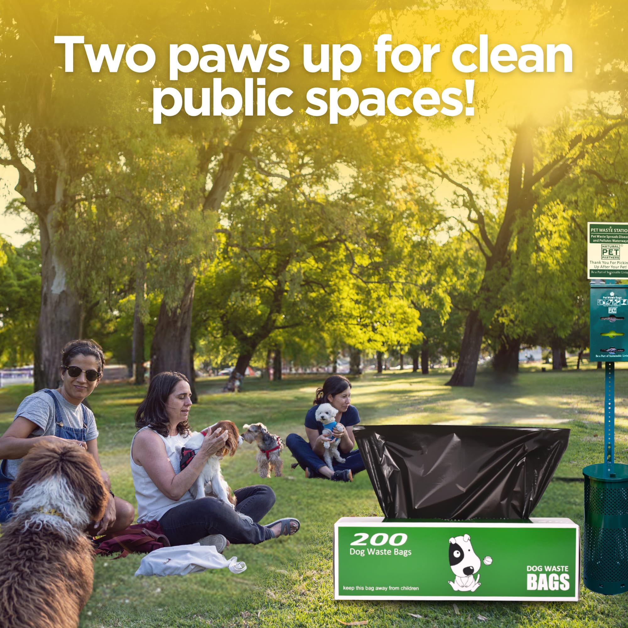 The Original Poop Bags® 2,000 Black Count Commercial Bulk Roll, Dog Poop Bag, Dog Bags For Poop - Doggy Poop Bags Refills, Poop Bags For Dogs, Dog Poop Bags Rolls, Large Pet Waste Bags