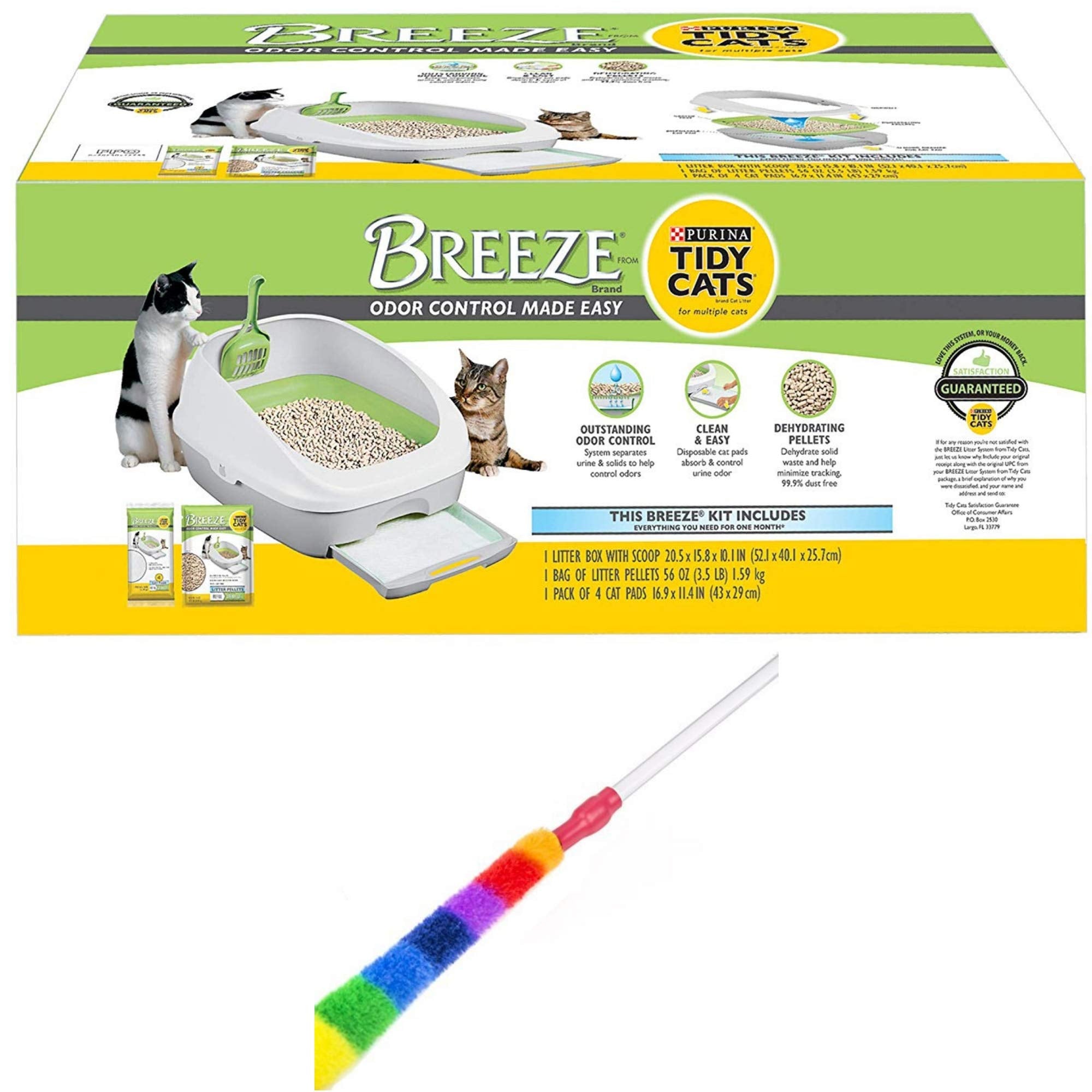 Tidy Cat Purina Breeze Cat Litter System (Starter Kit) With Free Cat Toy