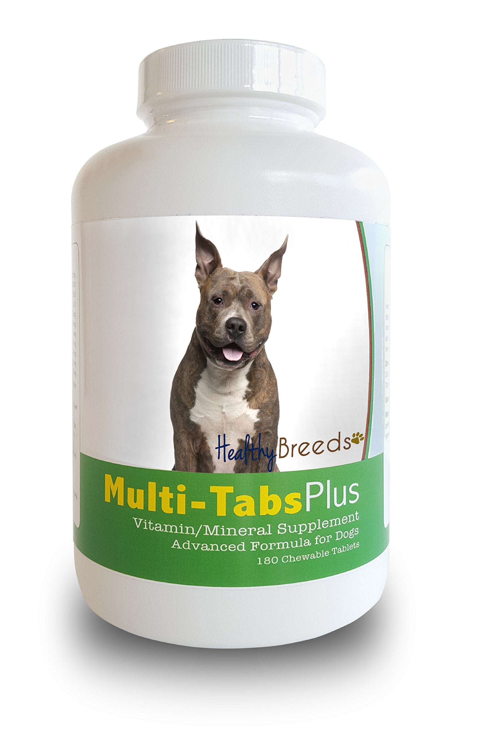 Healthy Breeds American Staffordshire Terrier Multi-Tabs Plus Chewable Tablets 180 Count