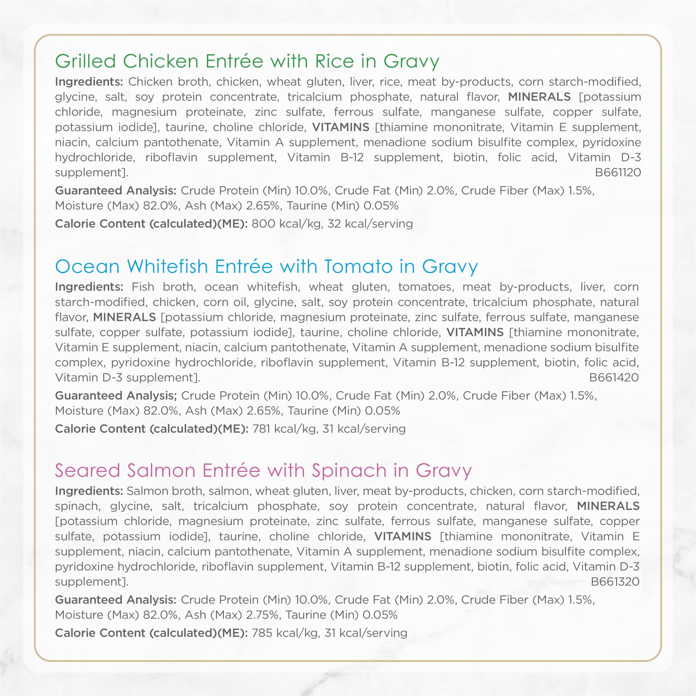 Purina Fancy Feast Gourmet Wet Cat Food Variety Pack, Petites Gravy Collection, break-apart tubs, 24 servings - (Pack of 12) 2.8