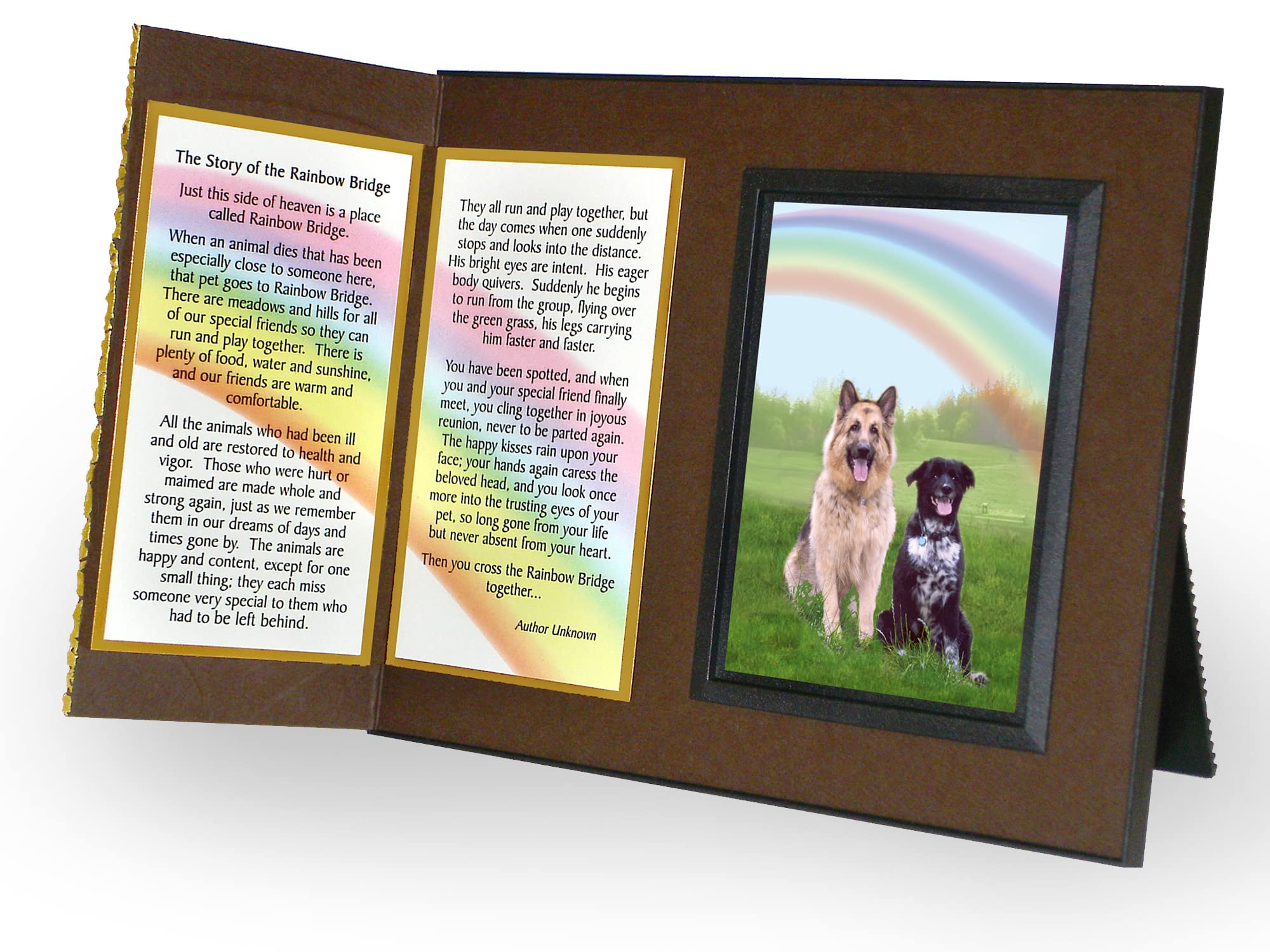 Expressly Yours! Photo Expressions Pet Lover Remembrance Gift Rainbow Bridge Poem Pet Memorial Picture Frame Keepsake And Sympat