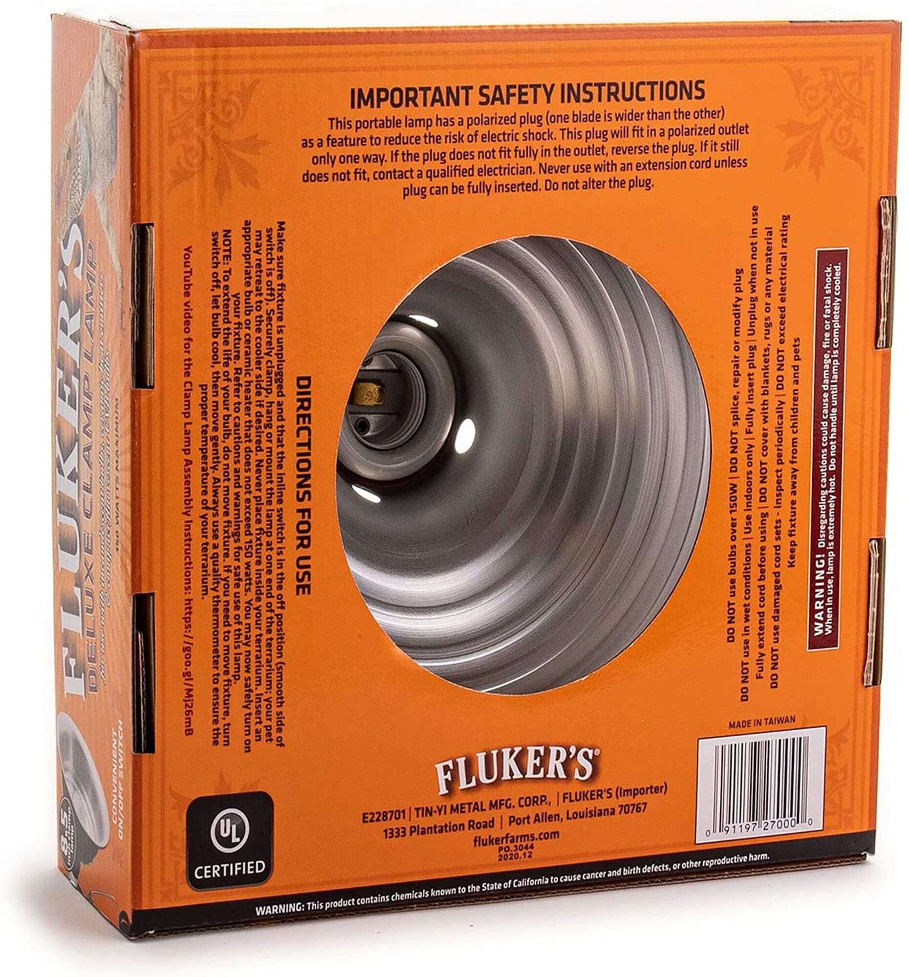 Dbdpet Fluker'S Repta-Clamp Lamp With Switch Black 8.5In - Includes Attached Pro-Tip Guide