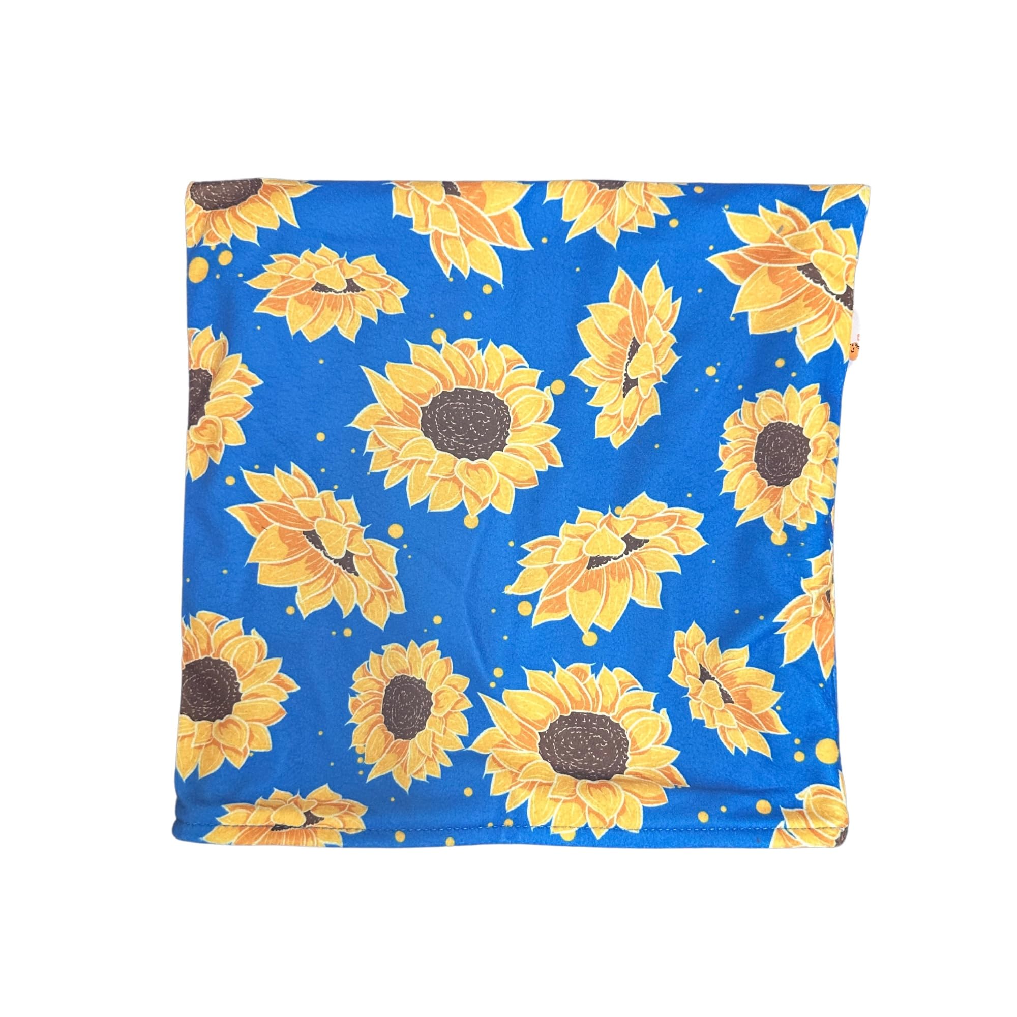 Tater Pets Snuggle Sack For Guinea Pigs Bed Pad Cuddle Sack Sleeping Bag (12''X12'')(Sunflowers)