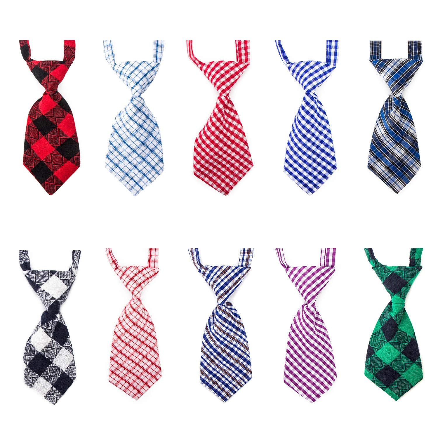 Segarty Small Neckties For Dogs, Dog Neck Bow Ties With Adjustable Collar, Pet Bowties For Small Dogs Cats Puppies Bowties Bulk 