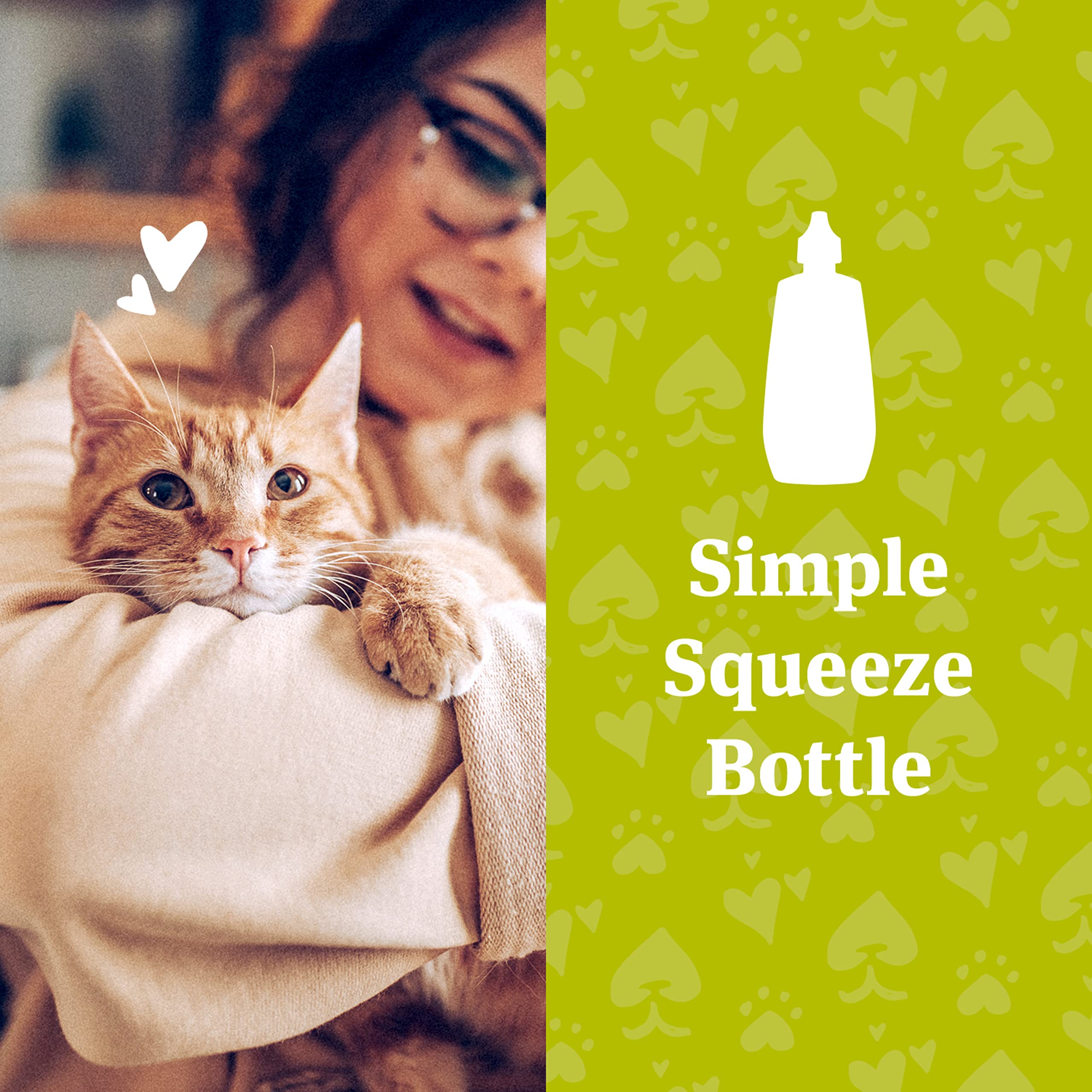 PetArmor Ear Mite Treatment for Cats, 3oz Ear Mite Drops with Aloe, Kills Ticks and Ear Mites, Relieves Itchiness