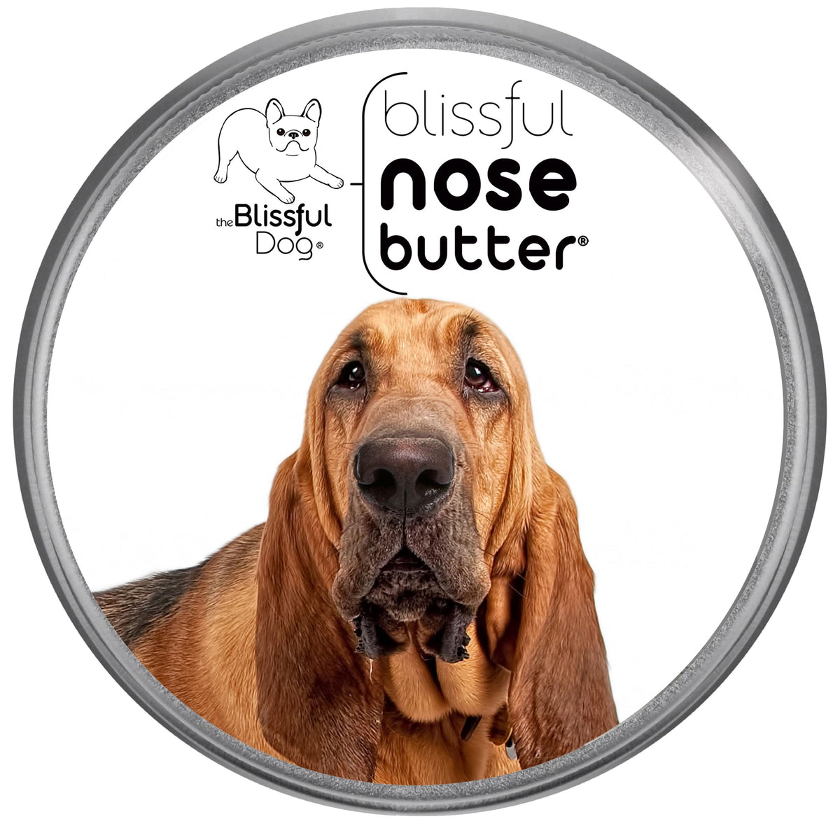 The Blissful Dog Bloodhound Nose Butter, Versatile Dog Nose Balm For Dry Nose, Handcrafted Nose Moisturizer, Easy-To-Apply Dog E