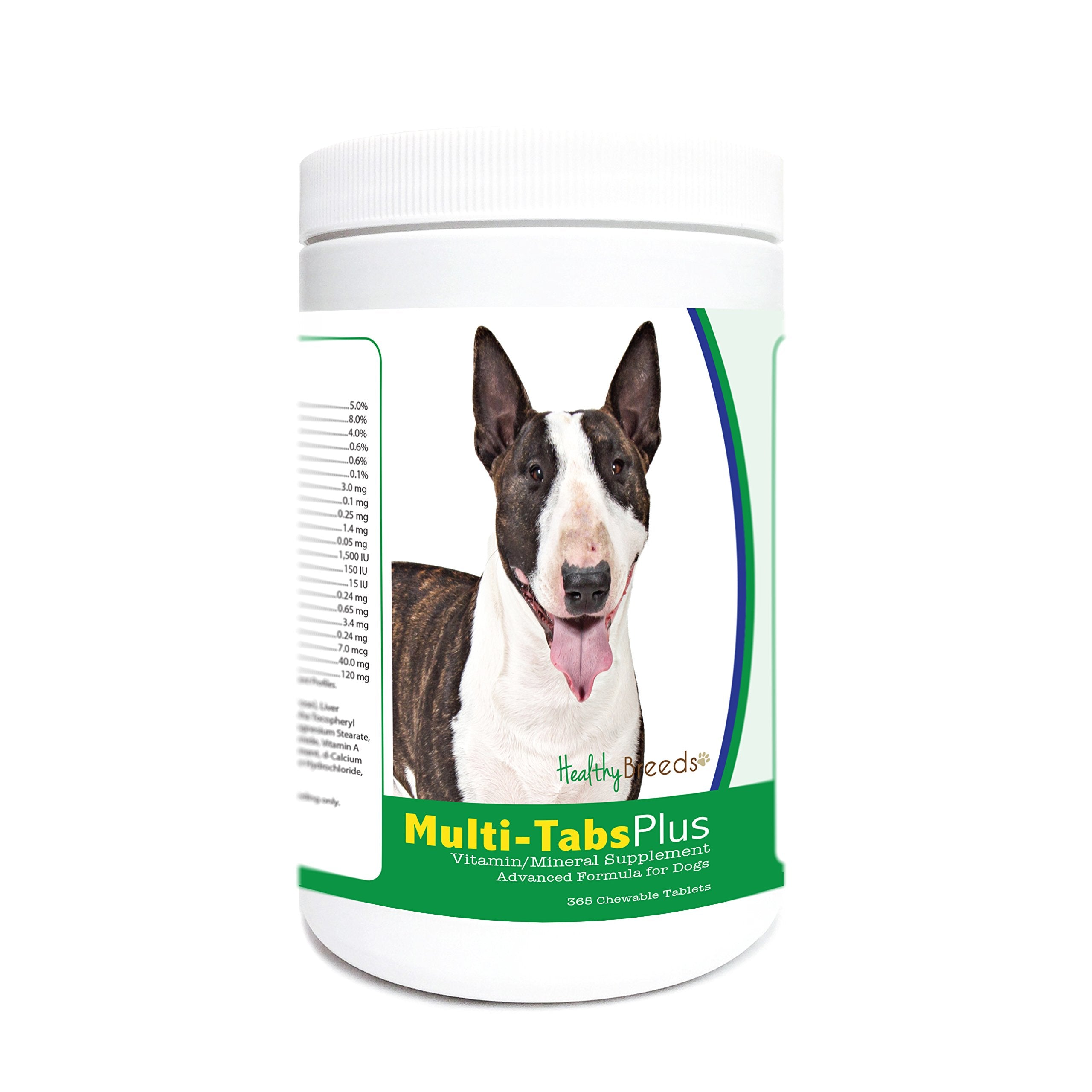 Healthy Breeds Miniature Bull Terrier Multi-Tabs Plus Chewable Tablets 365 Count