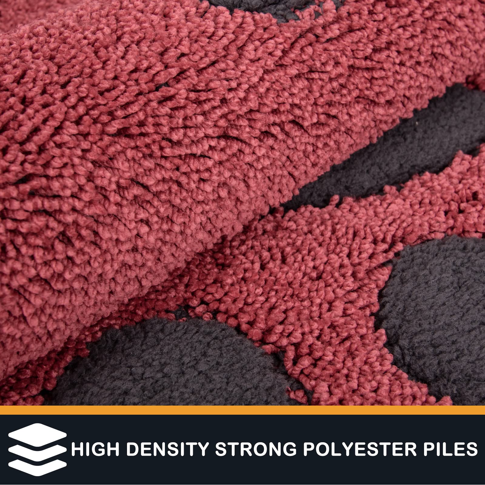 PURRUGS Dirt Trapper Door Mat 32  x 47 , Non-Skid/Slip Machine Washable Microfiber Entryway Rug, Dog Doormat, Super Absorbent We