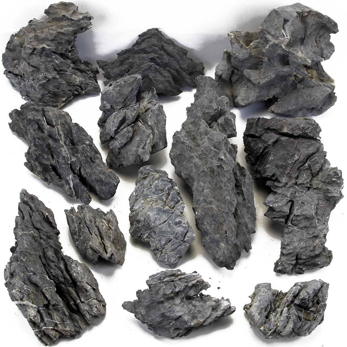 Kingrui Natural Seiryu Rock Stone, Dragon Stone, Suitable For Aquarium Landscaping Models And Fish Tank Decoration, Reptile And 