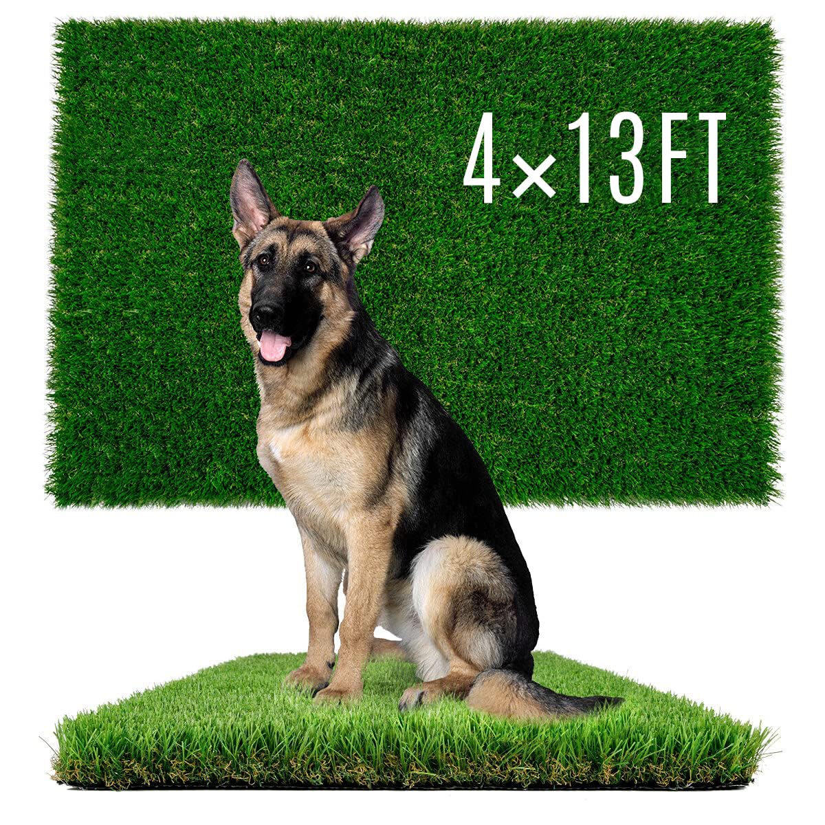 Sunturf Dogs Grass For Potty Training, Artificial Grass For Dogs Puppy Fake Grass Pads 4X13Ft Large Supplies Pets Litter Rugs Fo