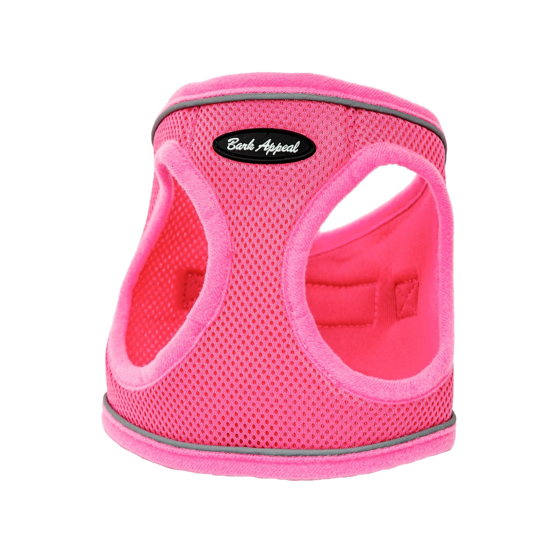 Bark Appeal Reflective Mesh Step In Harness (Pink, M)